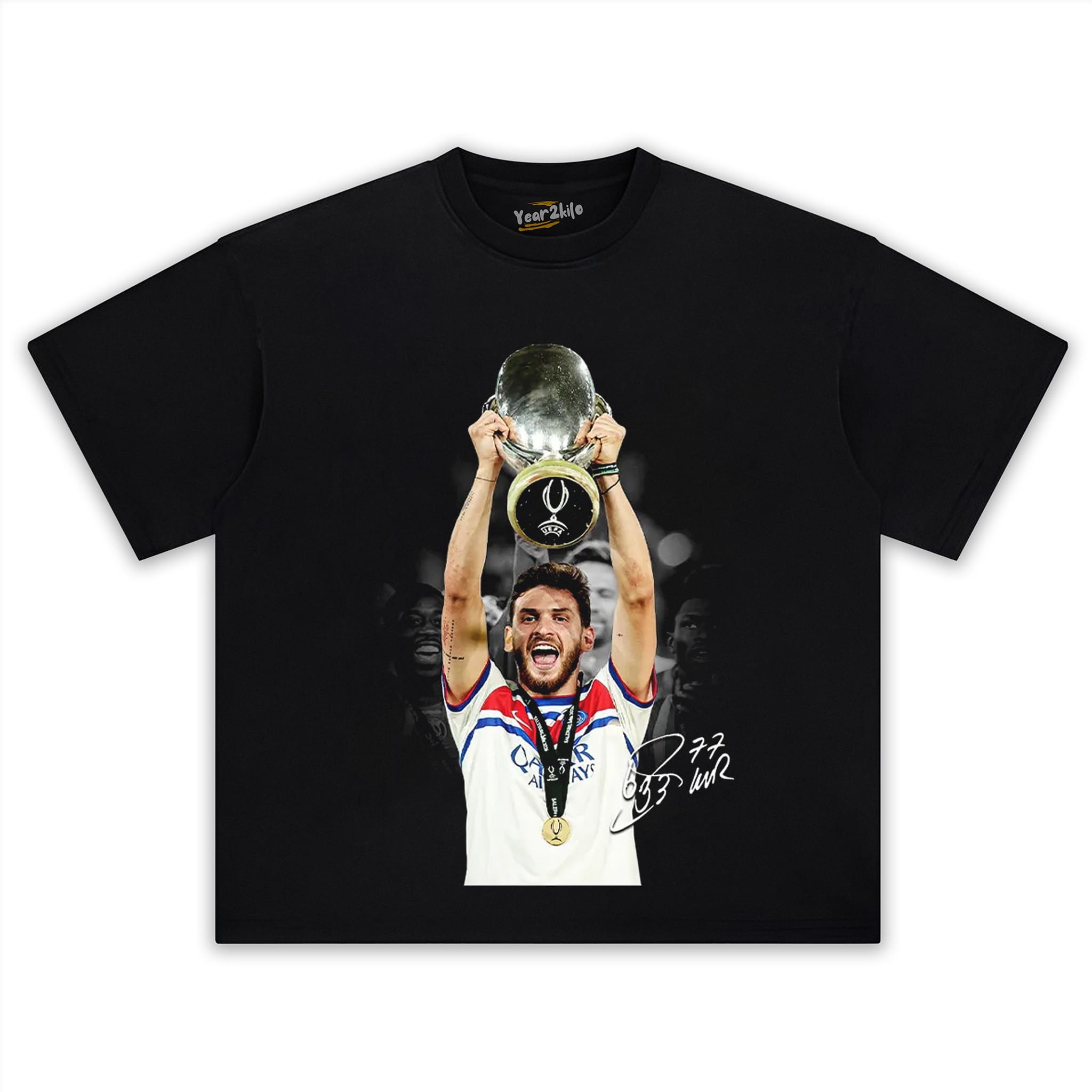 PSG CHAMPION KHVICHA KVARATSKHELIA TANK TOP & TEE & LONG SLEEVE & LAYERED LS & HOODIE