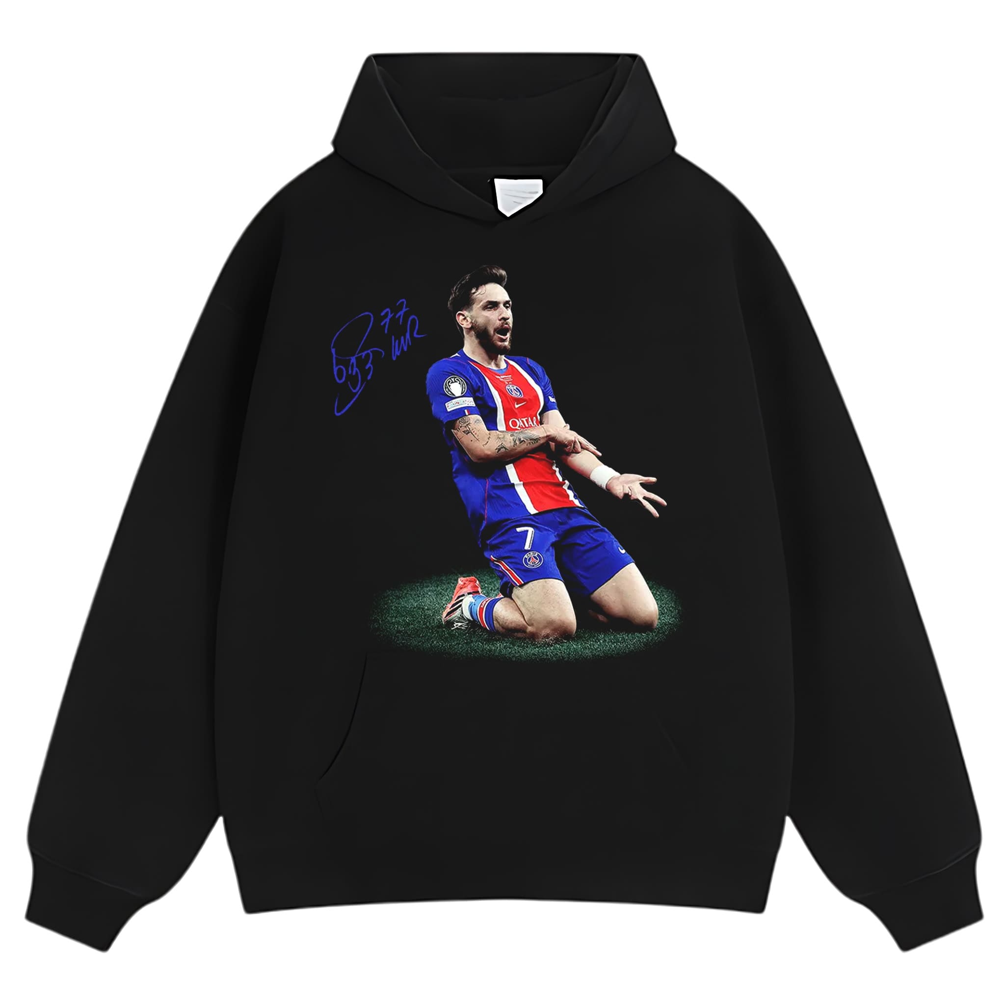 PSG CHAMPION KHVICHA KVARATSKHELIA V1 TANK TOP & TEE & LONG SLEEVE & LAYERED LS & HOODIE