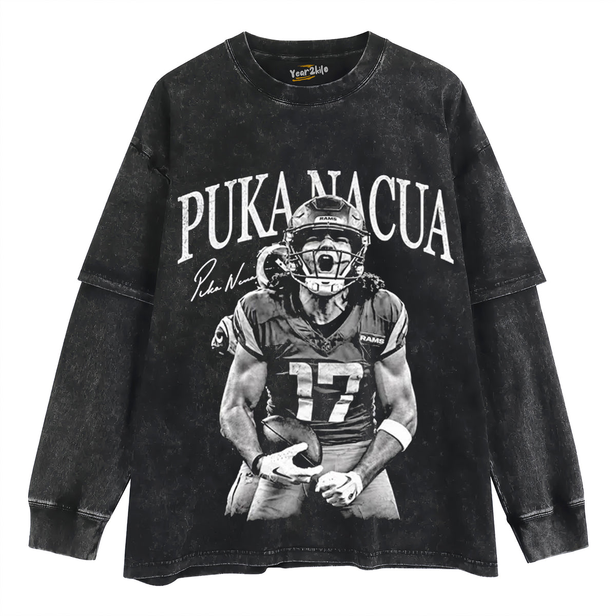PUKA NACUA FOOTBALL PORTRAIT TANK TOP & TEE & LONG SLEEVE & LAYERED LS & HOODIE