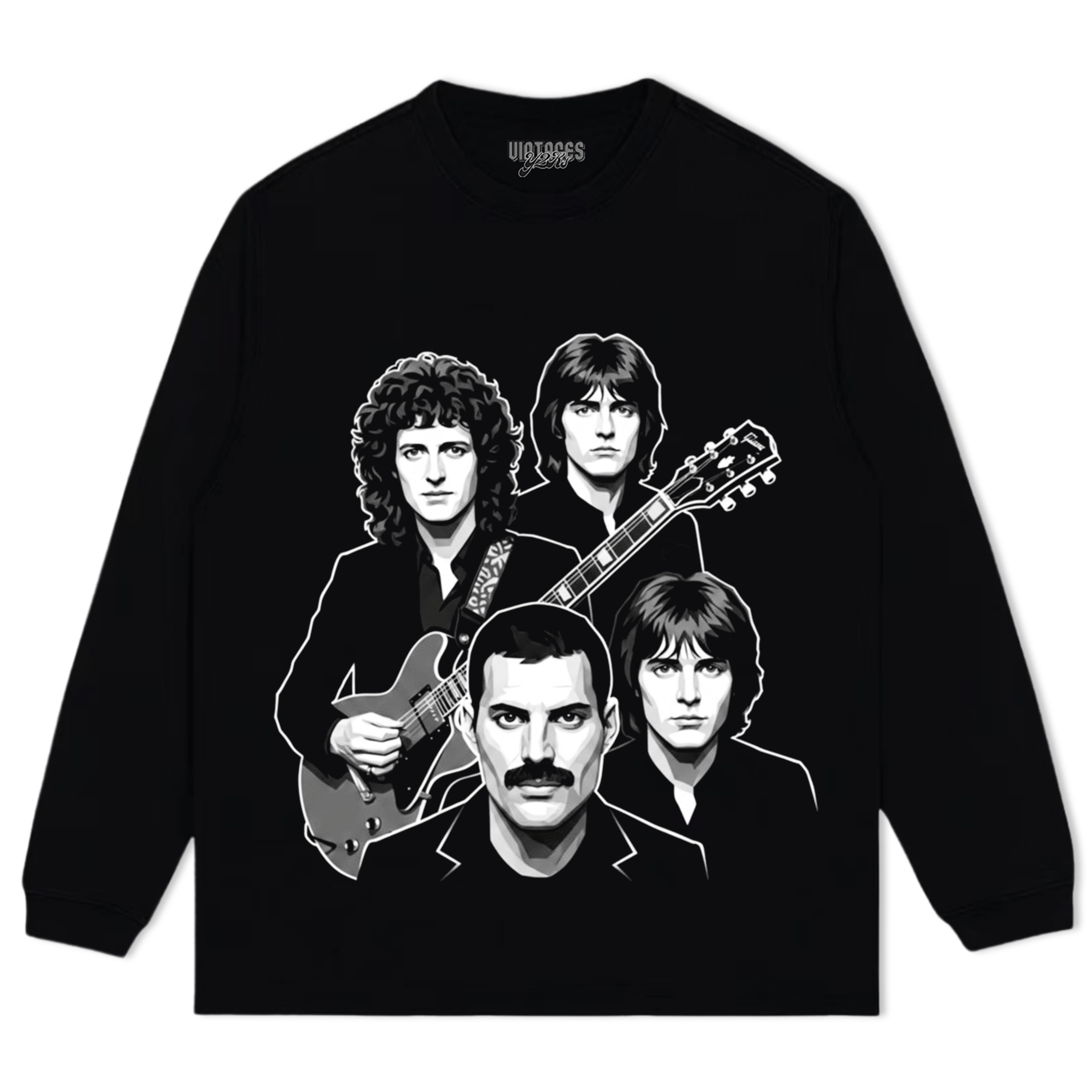 QUEEN BAND V2 TEE & LS & HOODIE