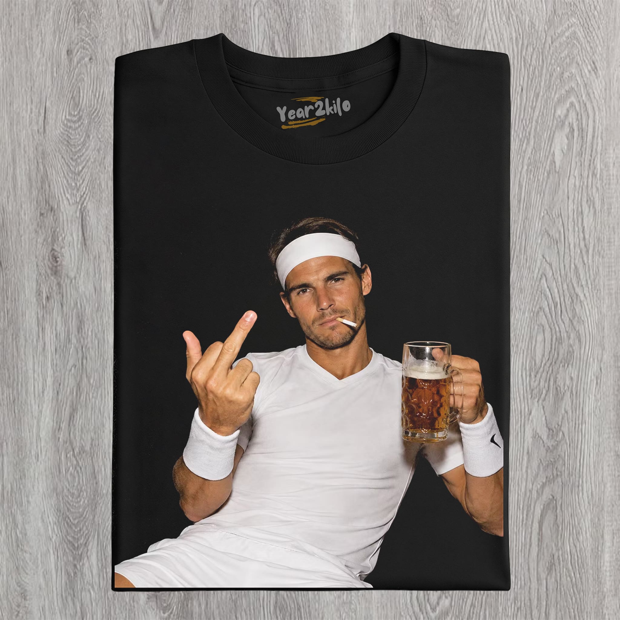 RAFAEL NADAL TENNIS LEGEND GRAPHIC TANK TOP & TEE & LONG SLEEVE & LAYERED LS & HOODIE