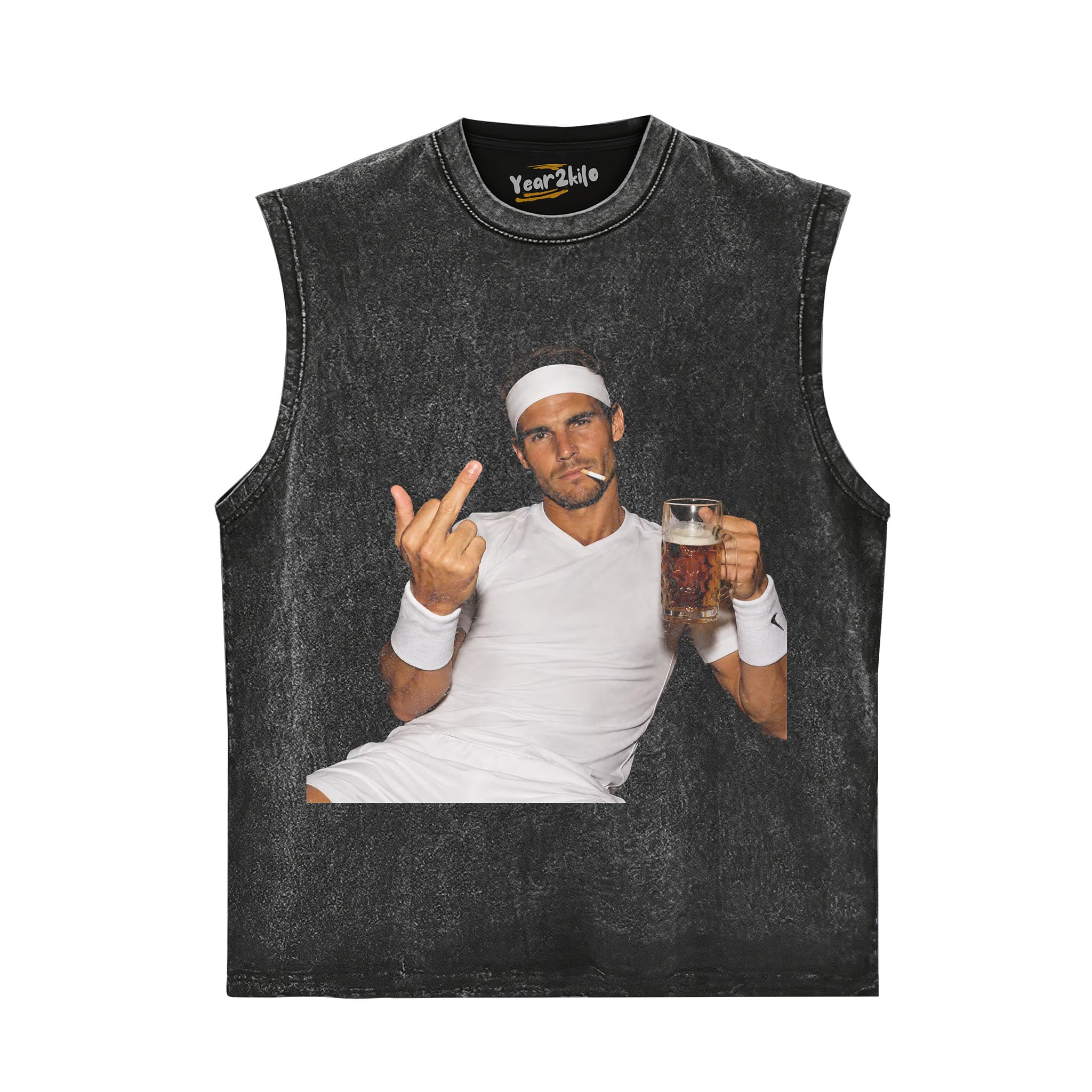RAFAEL NADAL TENNIS LEGEND GRAPHIC TANK TOP & TEE & LONG SLEEVE & LAYERED LS & HOODIE