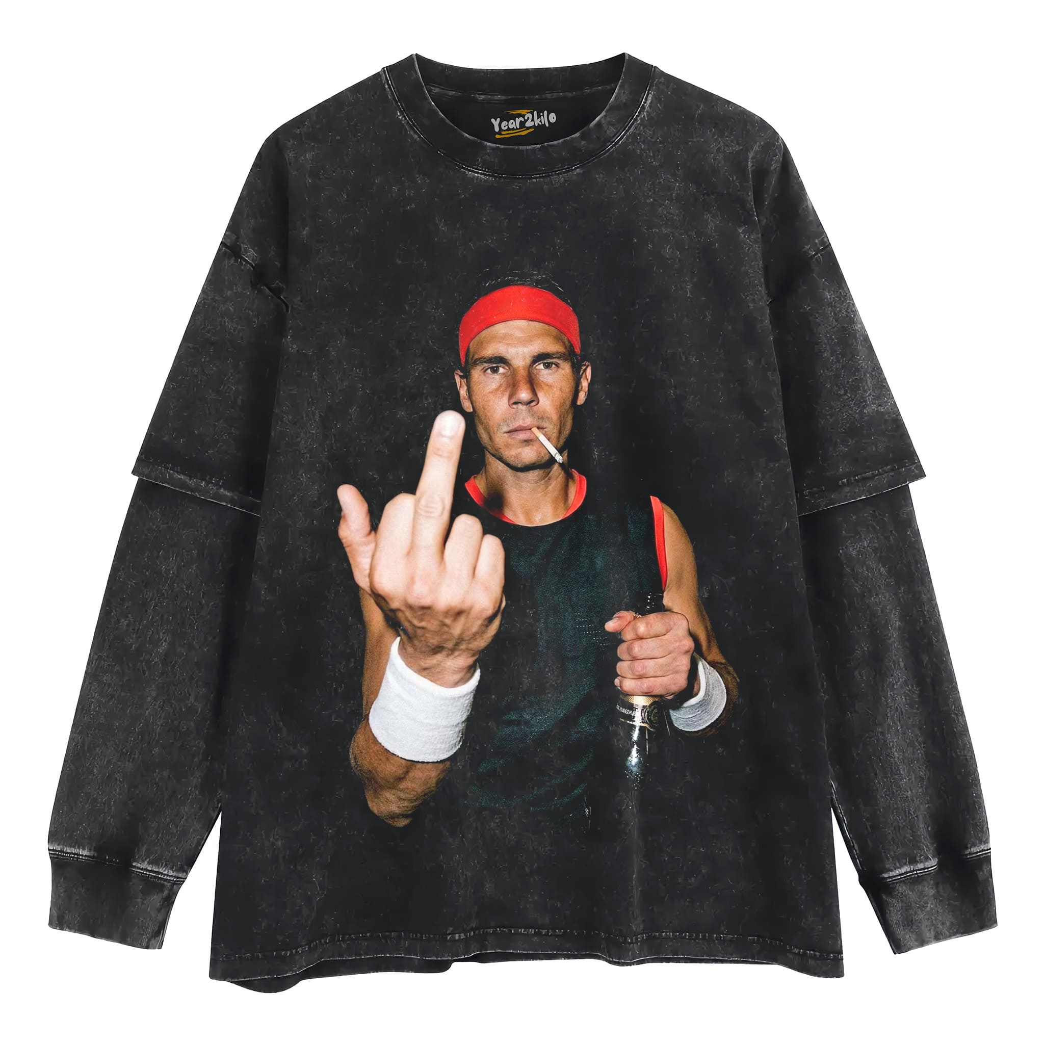 RAFAEL NADAL TENNIS LEGEND GRAPHIC V2 TANK TOP & TEE & LONG SLEEVE & LAYERED LS & HOODIE