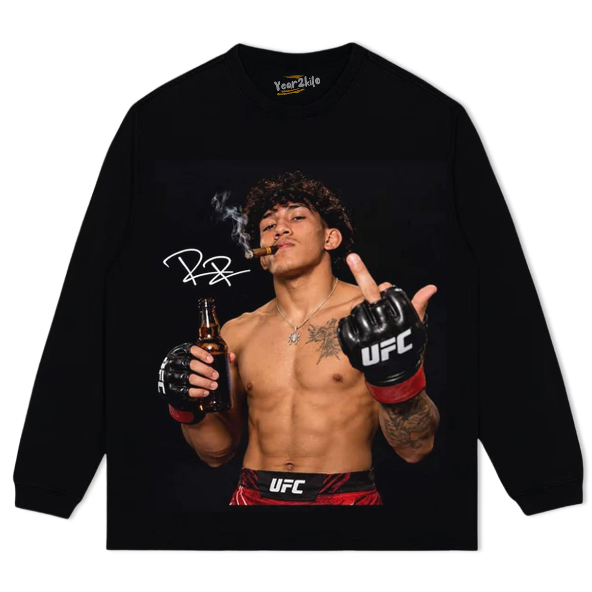 RAÚL ROSAS JR. MIDDLE FINGER TANK TOP & TEE & LONG SLEEVE & LAYERED LS & HOODIE