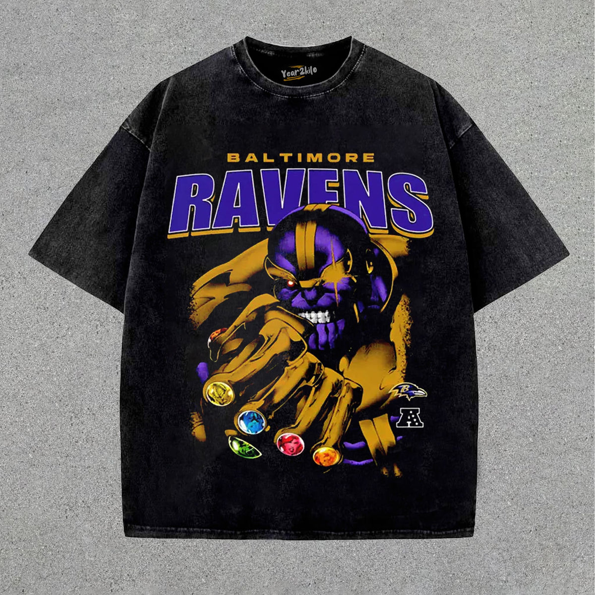 RAVENS X THANOS TANK TOP & TEE & LONG SLEEVE & LAYERED LS & HOODIE