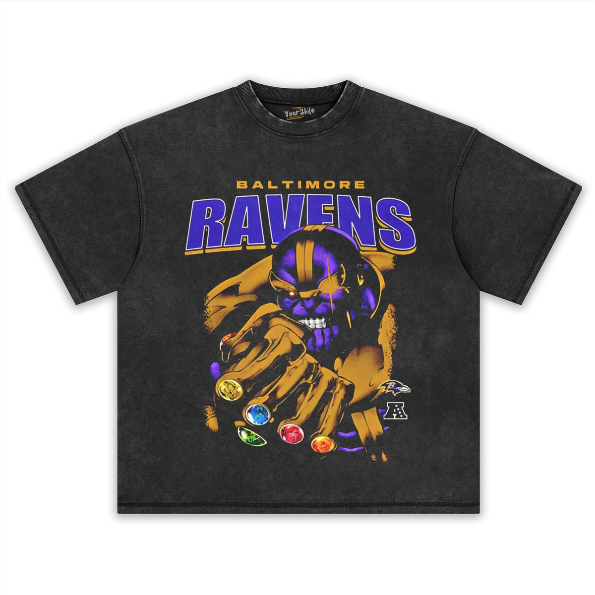 RAVENS X THANOS TANK TOP & TEE & LONG SLEEVE & LAYERED LS & HOODIE
