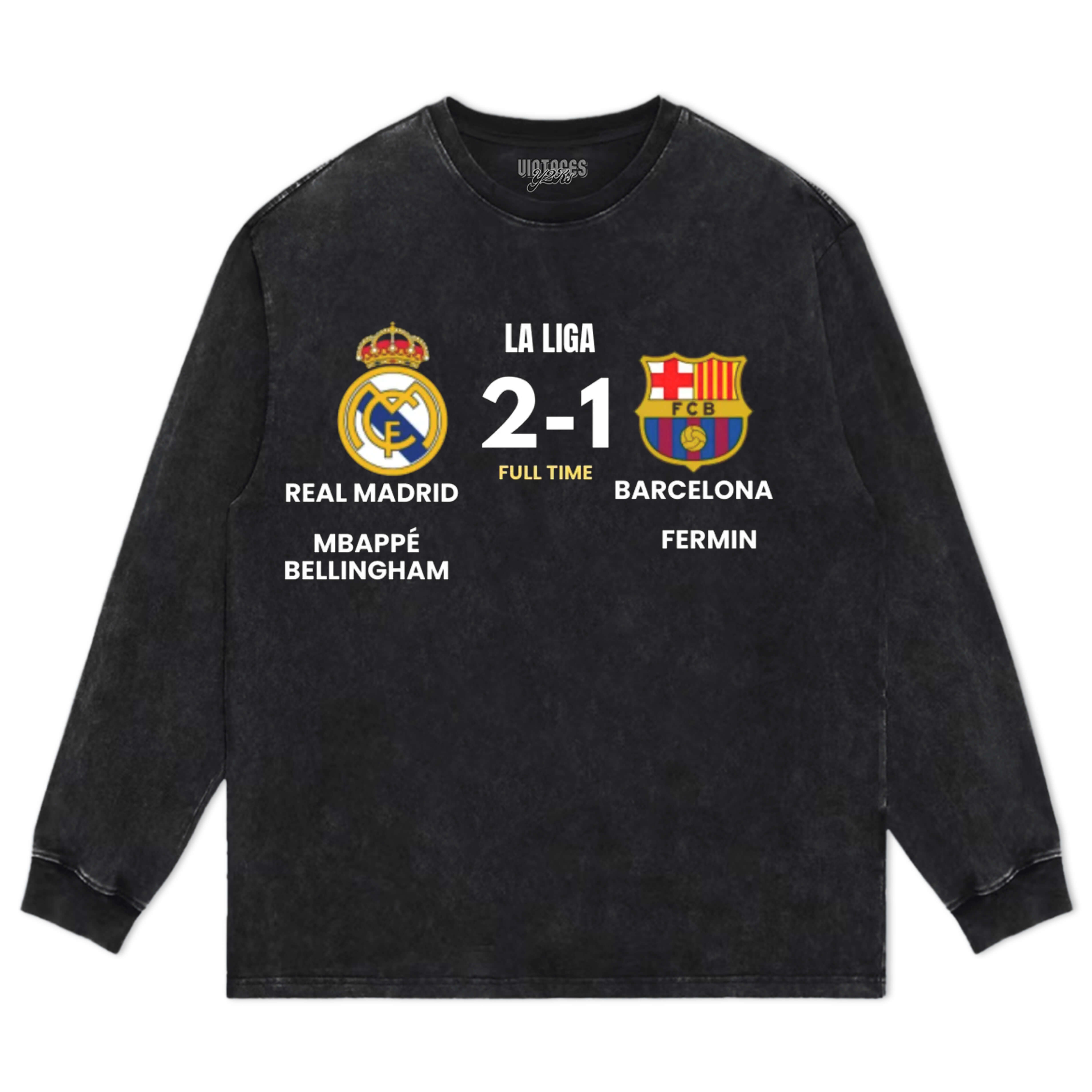 REAL MADRID CF VS FC BARCELONA V2 TEE & LS & HOODIE