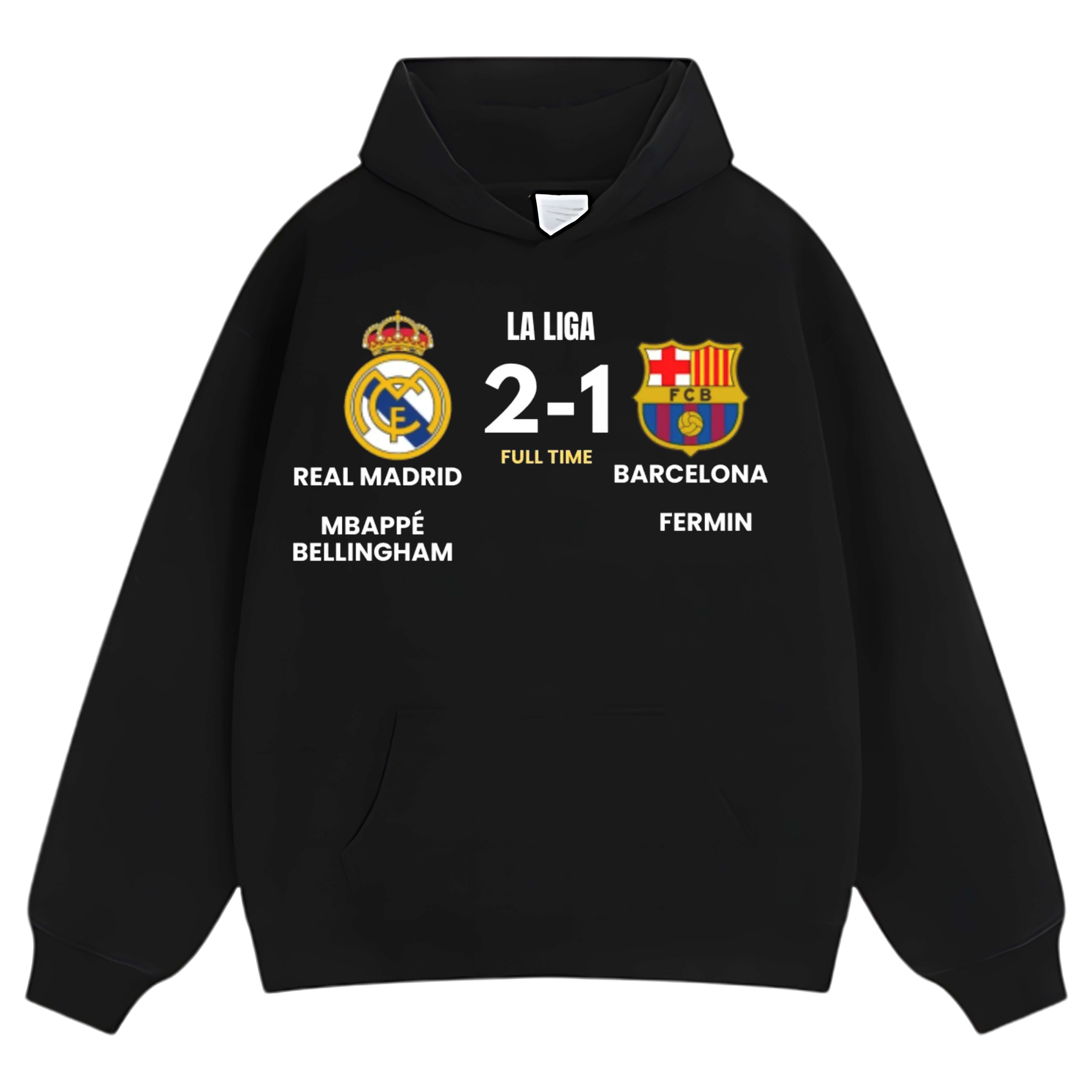 REAL MADRID CF VS FC BARCELONA V2 TEE & LS & HOODIE