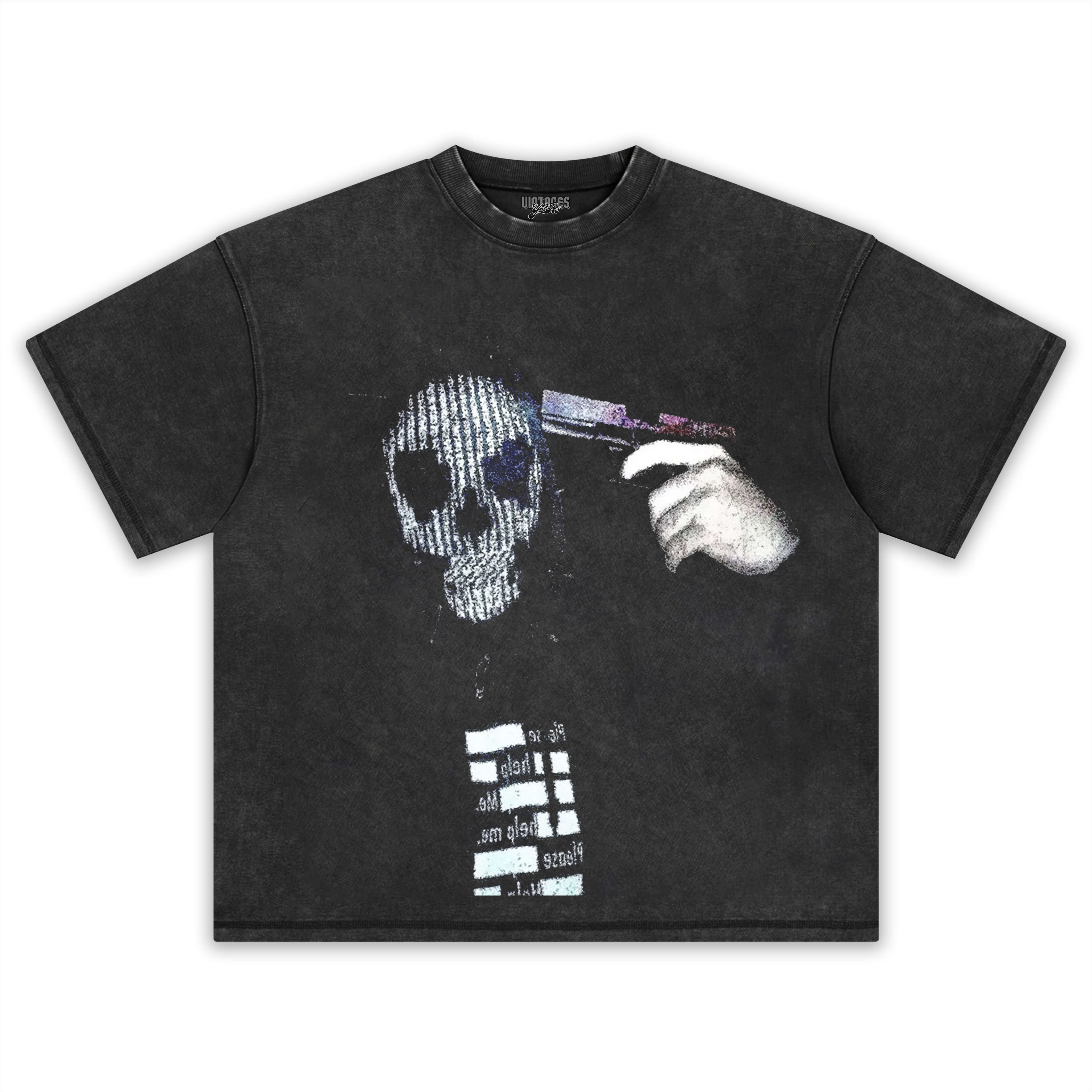 RETRO STREET STYLE & SKELETON TEE