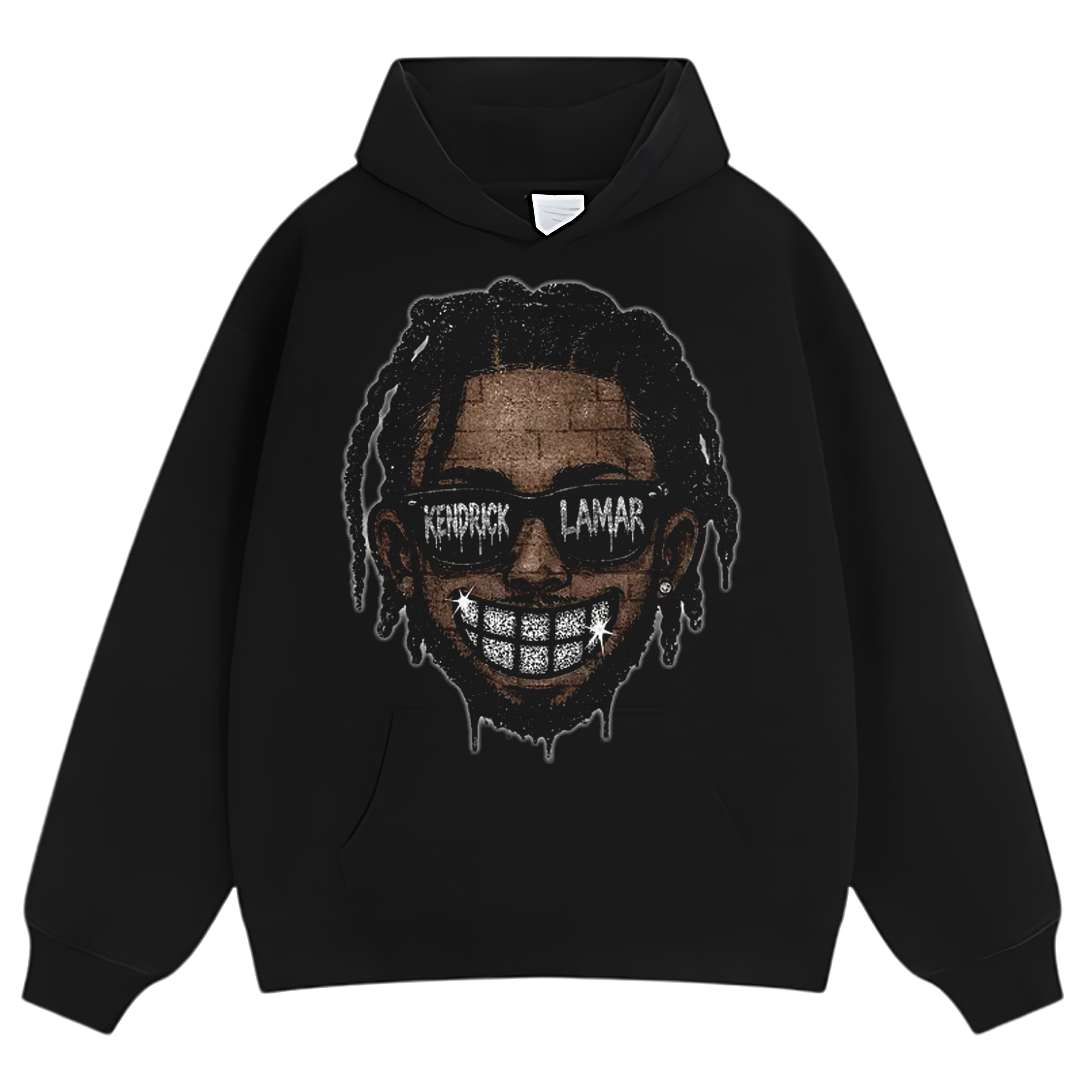 RETRO STREET STYLE KENDRICK LAMAR TANK TOP & TEE & LONG SLEEVE & LAYERED LS & HOODIE