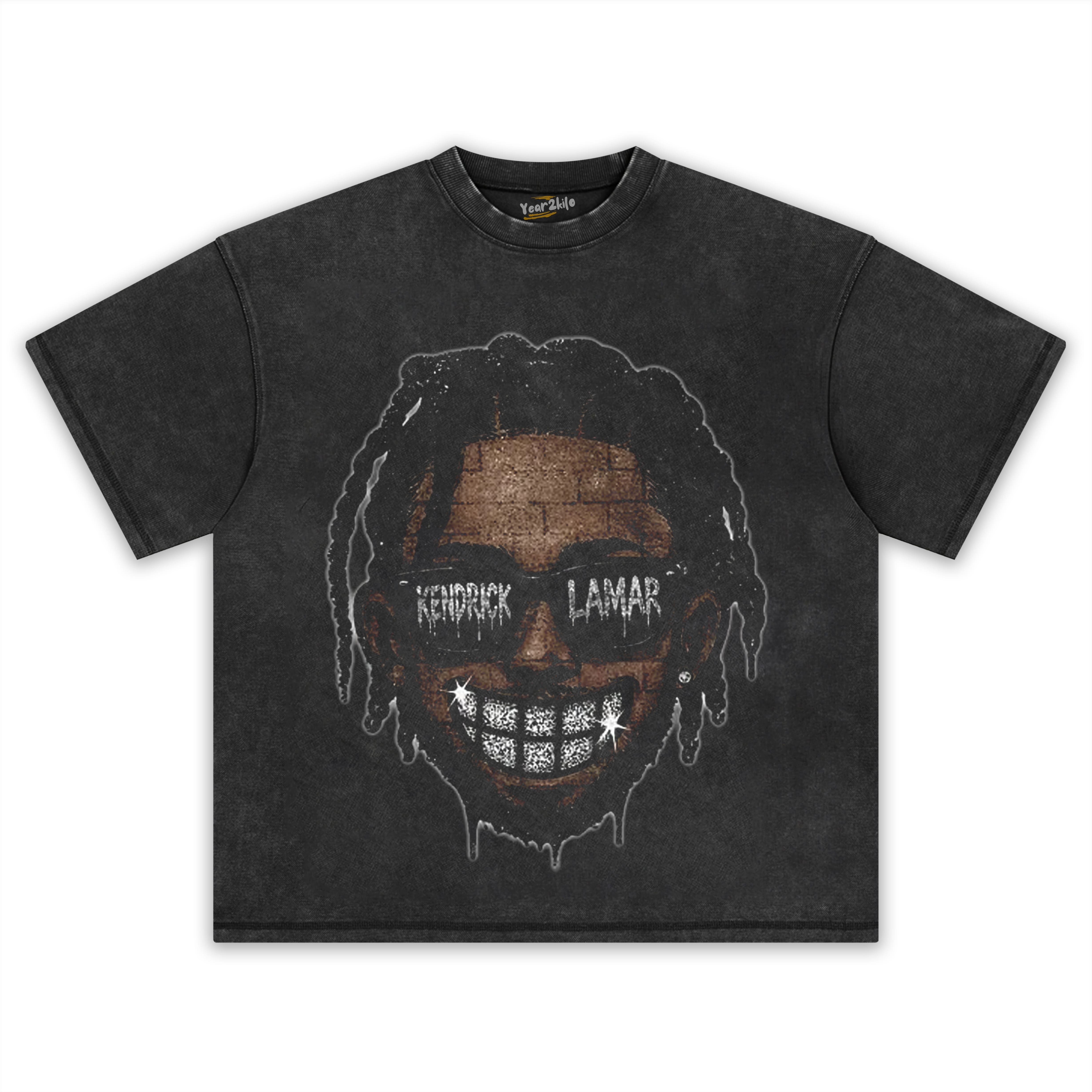 RETRO STREET STYLE KENDRICK LAMAR TANK TOP & TEE & LONG SLEEVE & LAYERED LS & HOODIE