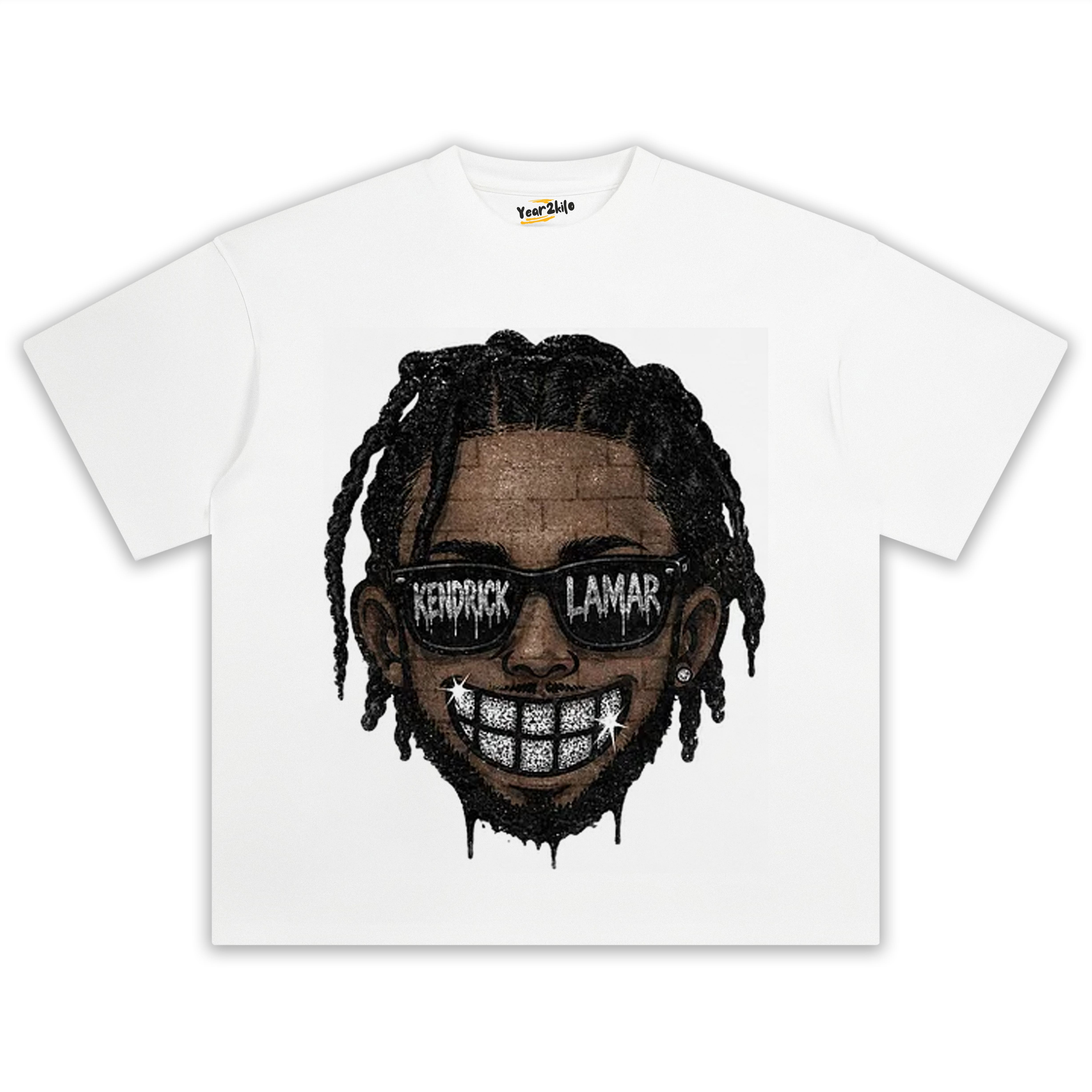 RETRO STREET STYLE KENDRICK LAMAR TANK TOP & TEE & LONG SLEEVE & LAYERED LS & HOODIE
