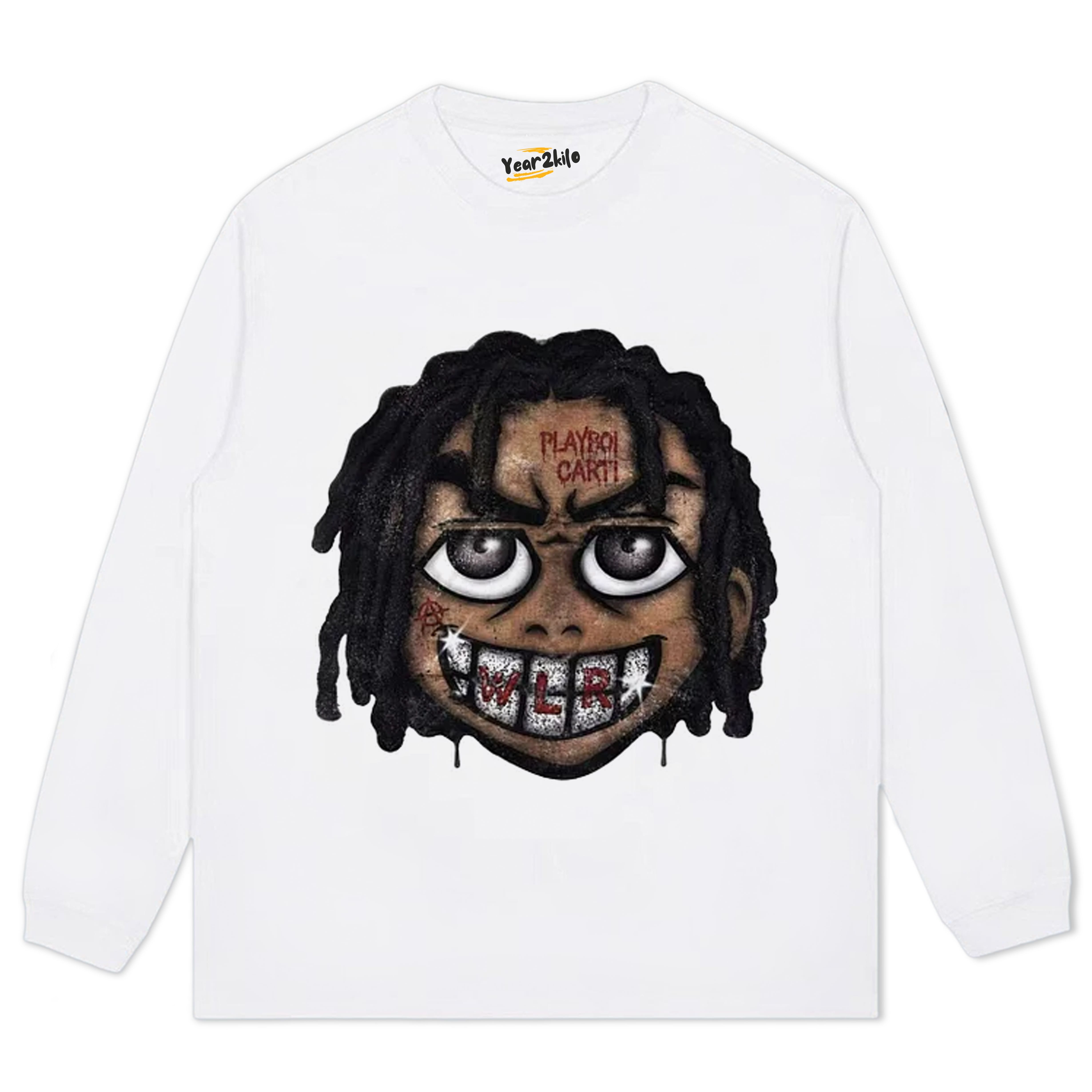 RETRO STREET STYLE PLAYBOI CARTI TANK TOP & TEE & LONG SLEEVE & LAYERED LS & HOODIE