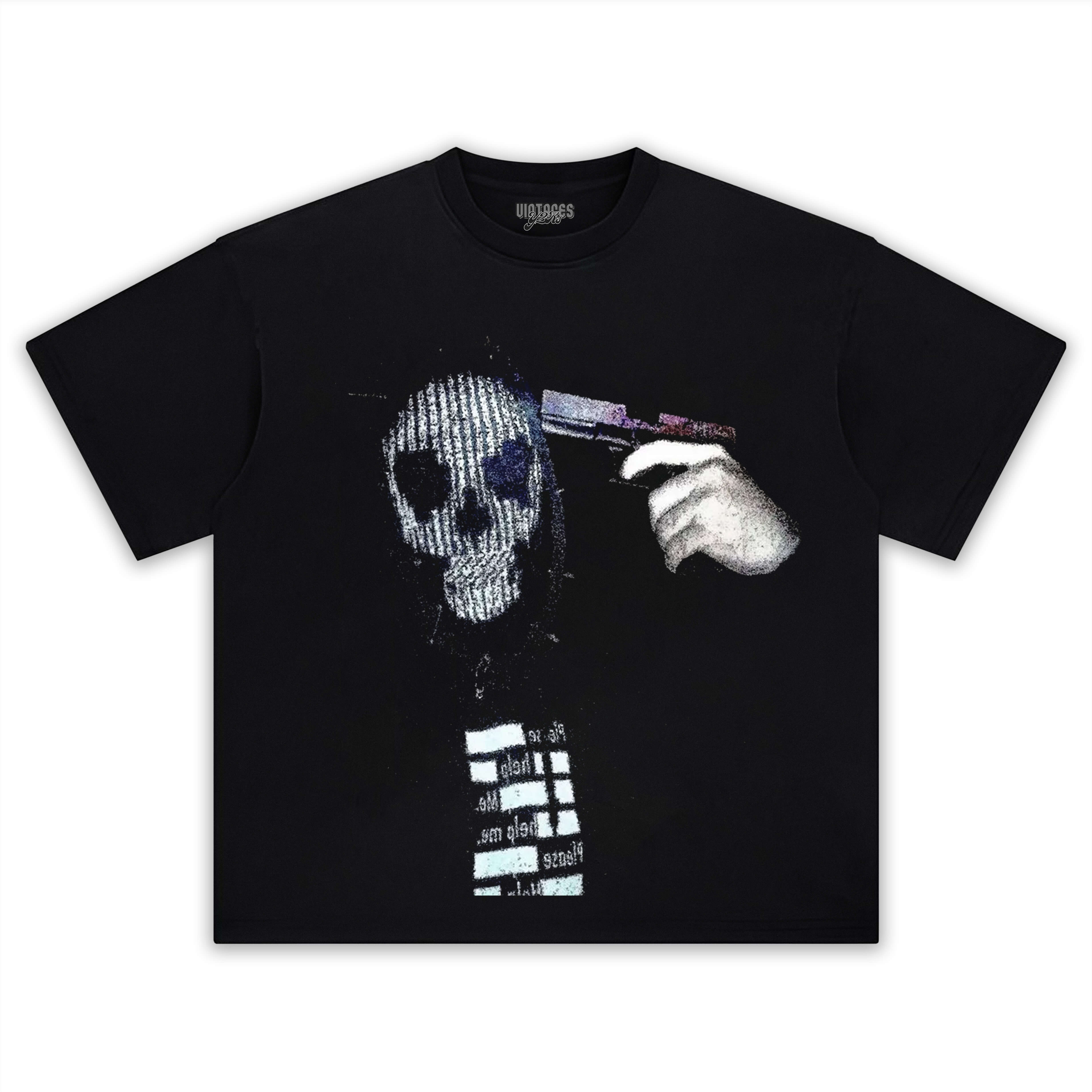 RETRO STREET STYLE & SKELETON TEE