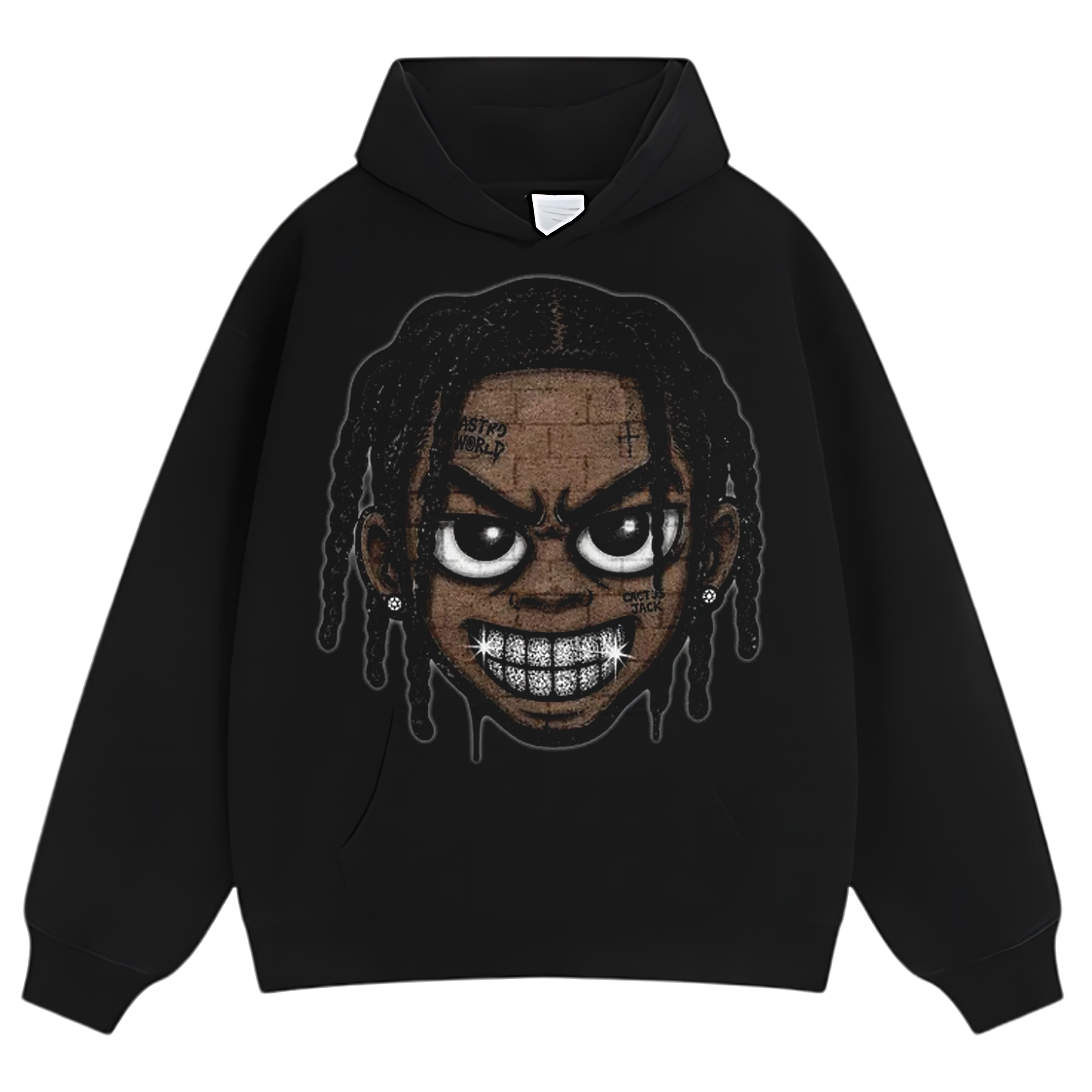 RETRO STREET STYLE TRAVIS SCOTT TANK TOP & TEE & LONG SLEEVE & LAYERED LS & HOODIE