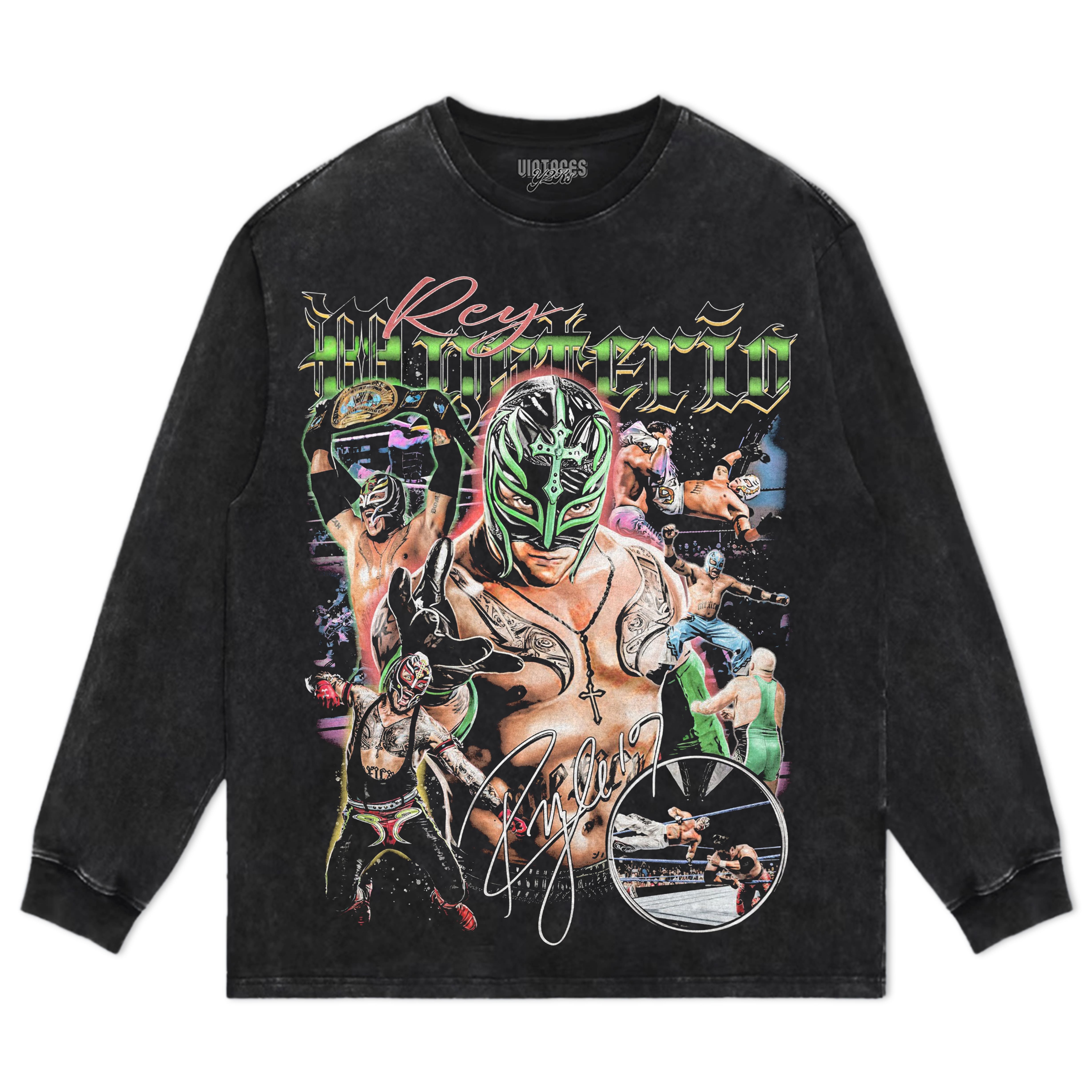 REY MYSTERIO TEE & LS & HOODIE