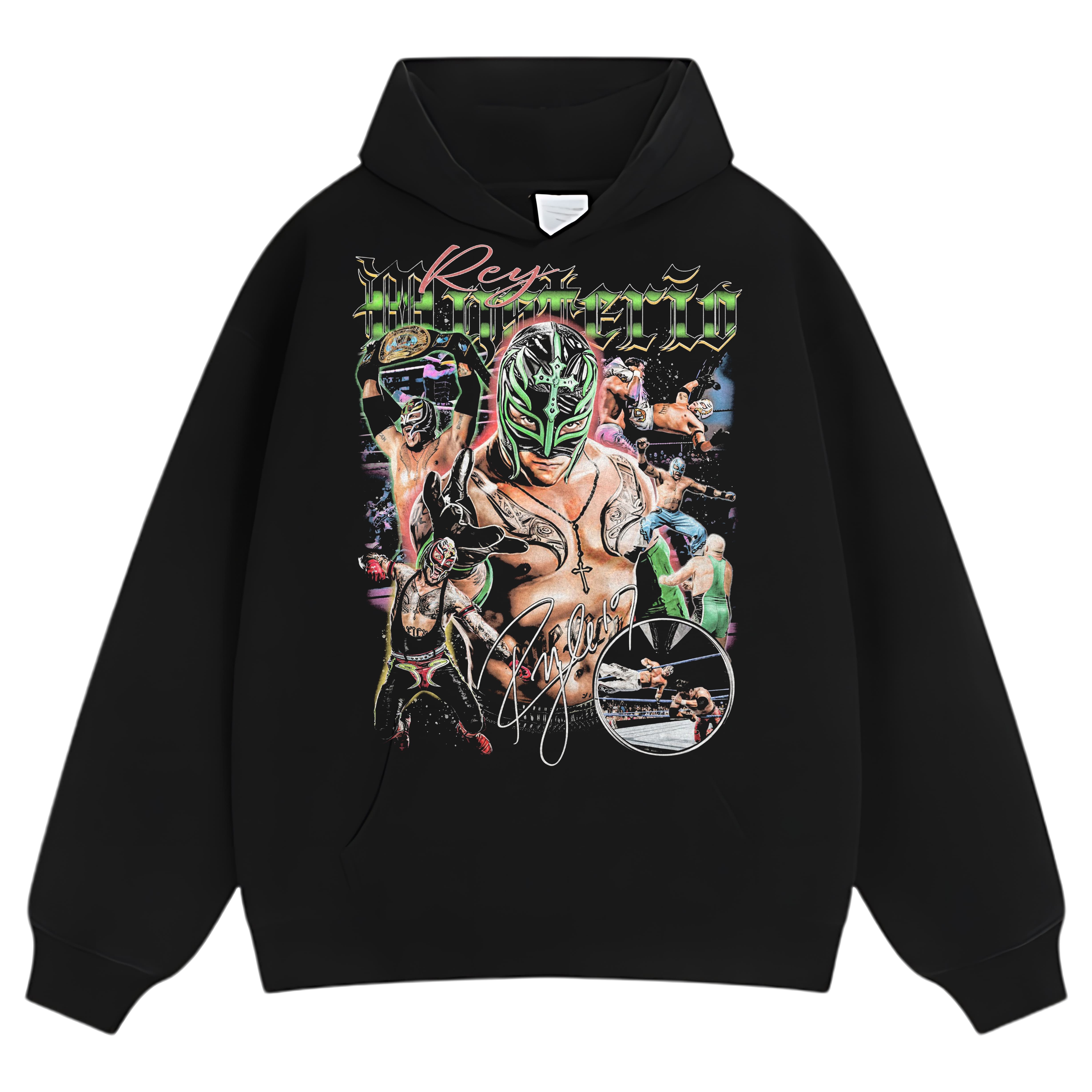 REY MYSTERIO TEE & LS & HOODIE