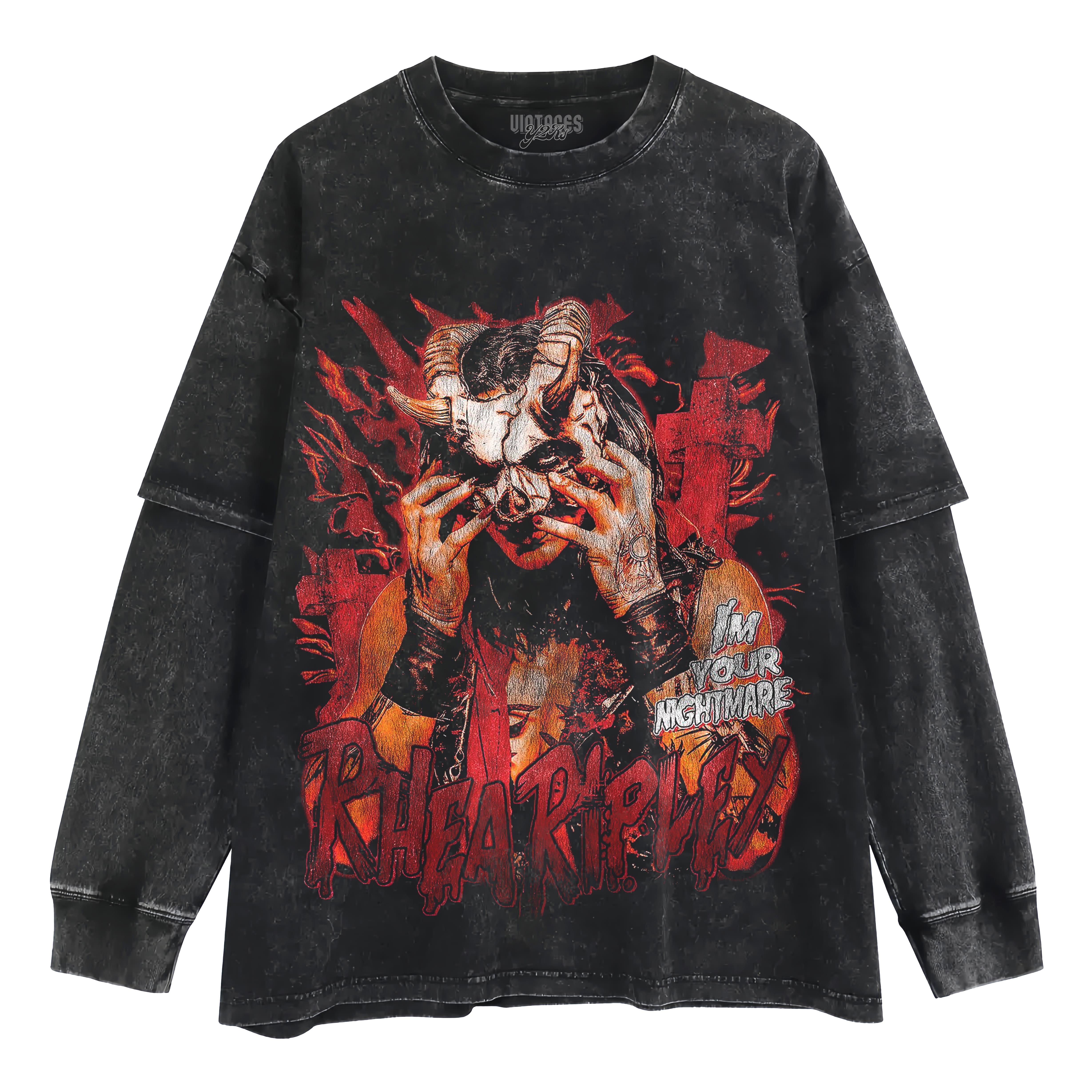 RHEA RIPLEY & I'M YOUR NIGHTMARE LAYERED LONG SLEEVE