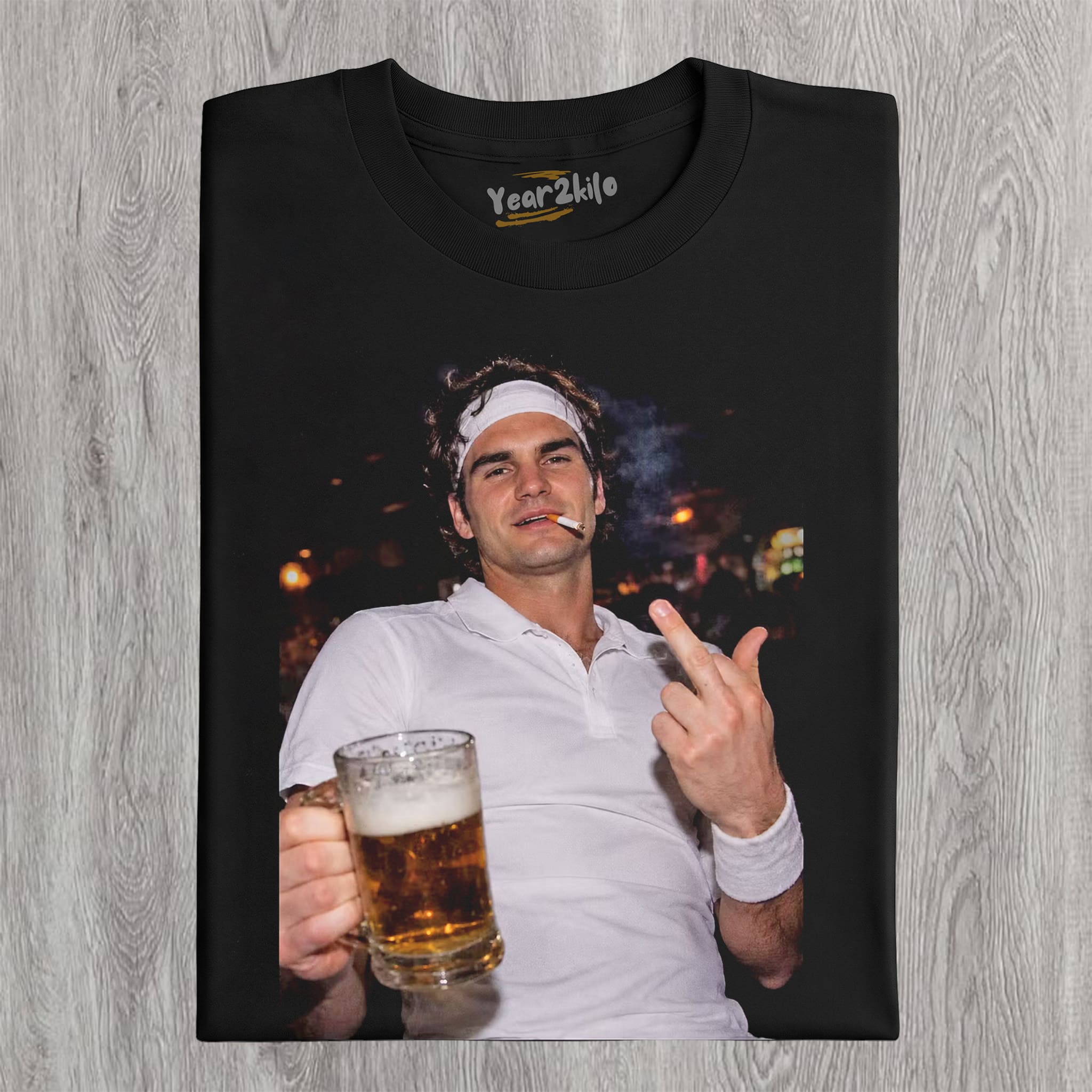 ROGER FEDERER TENNIS LEGEND GRAPHIC TANK TOP & TEE & LONG SLEEVE & LAYERED LS & HOODIE