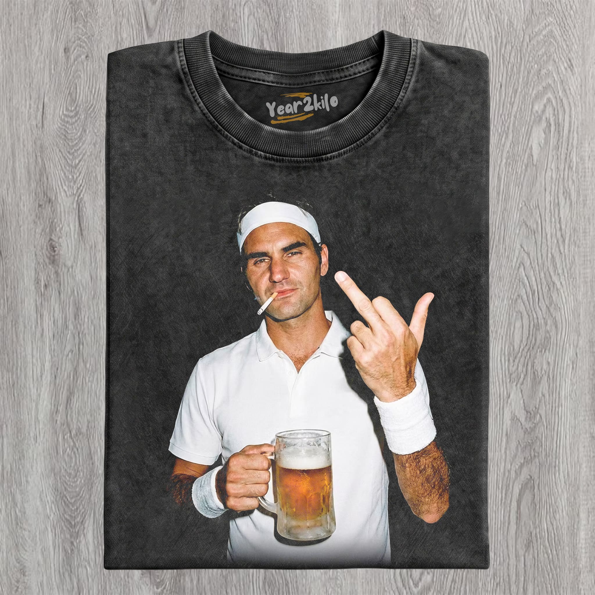 ROGER FEDERER TENNIS LEGEND GRAPHIC V2 TANK TOP & TEE & LONG SLEEVE & LAYERED LS & HOODIE