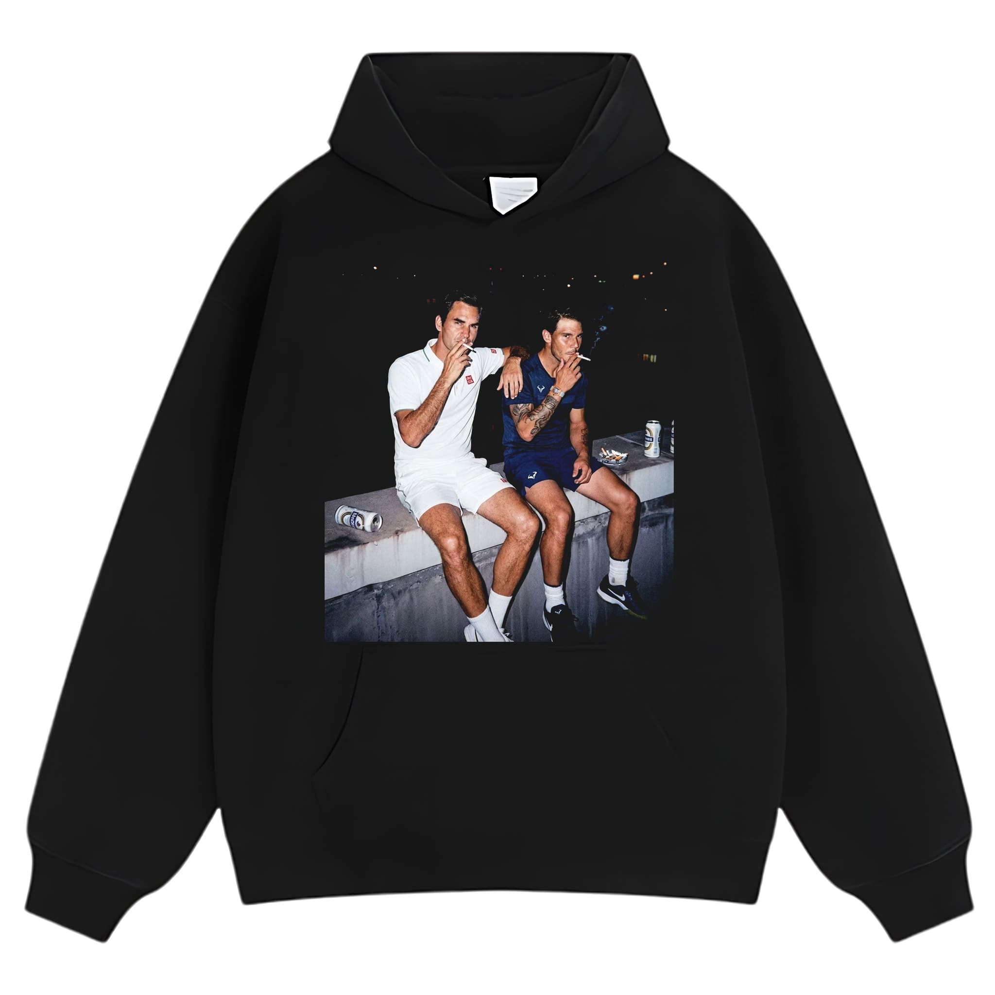 ROGER FEDERER & RAFAEL NADAL TENNIS LEGEND GRAPHIC V1 TANK TOP & TEE & LONG SLEEVE & LAYERED LS & HOODIE