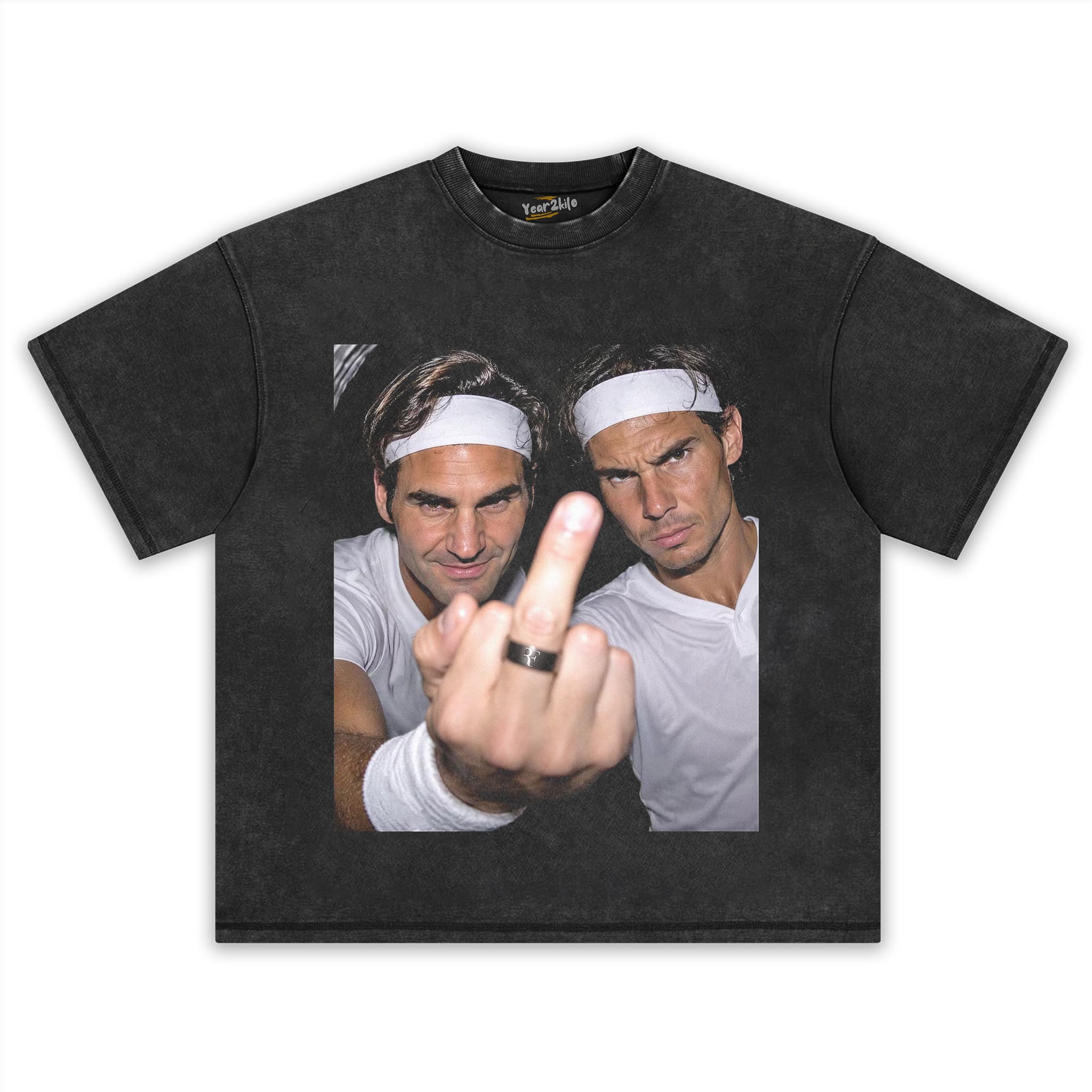 ROGER FEDERER & RAFAEL NADAL TENNIS LEGEND GRAPHIC V2 TANK TOP & TEE & LONG SLEEVE & LAYERED LS & HOODIE