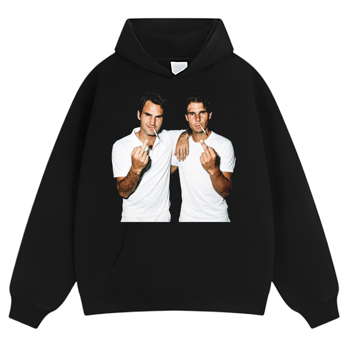 ROGER FEDERER & RAFAEL NADAL TENNIS LEGEND GRAPHIC V4 TANK TOP & TEE & LONG SLEEVE & LAYERED LS & HOODIE