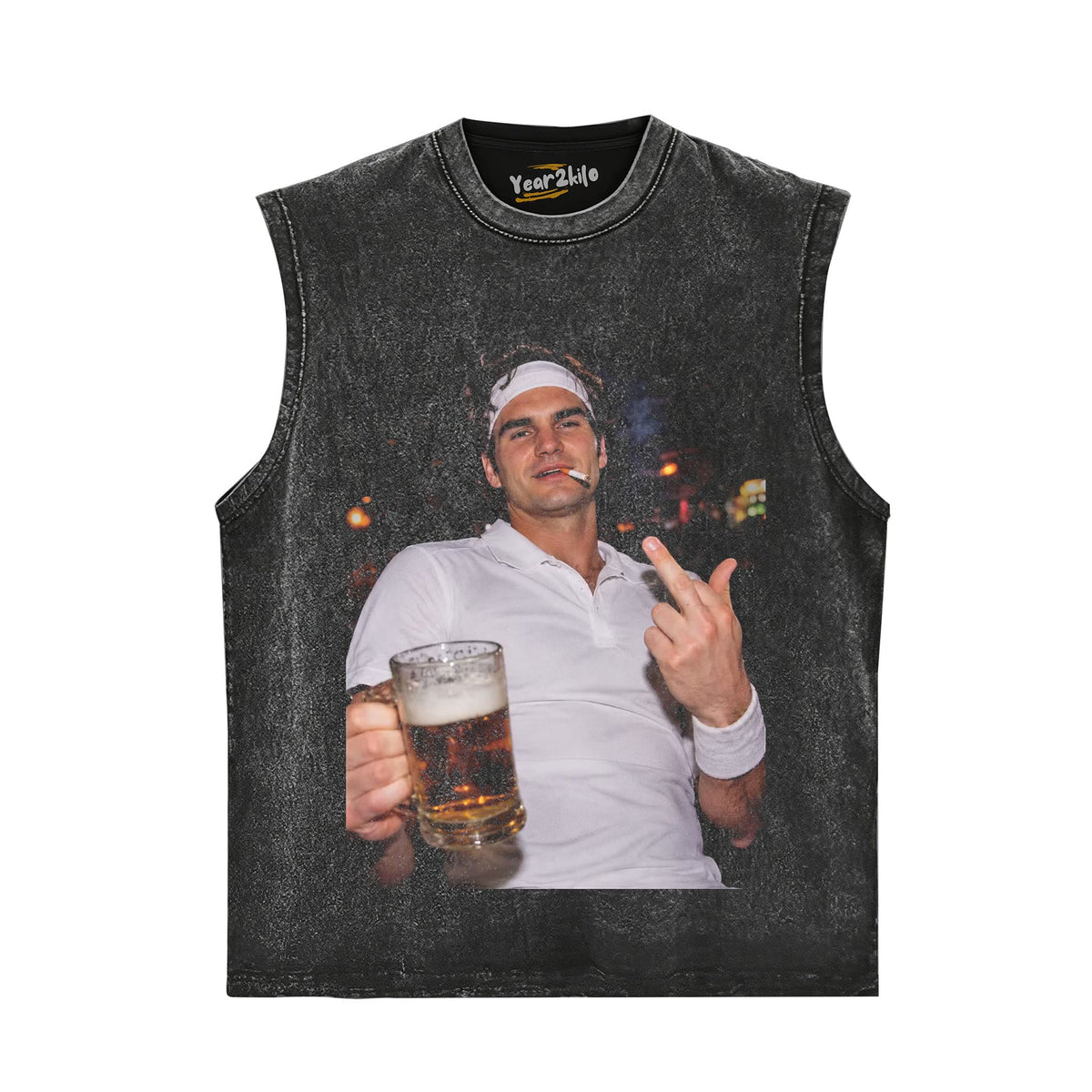 ROGER FEDERER TENNIS LEGEND GRAPHIC TANK TOP & TEE & LONG SLEEVE & LAYERED LS & HOODIE
