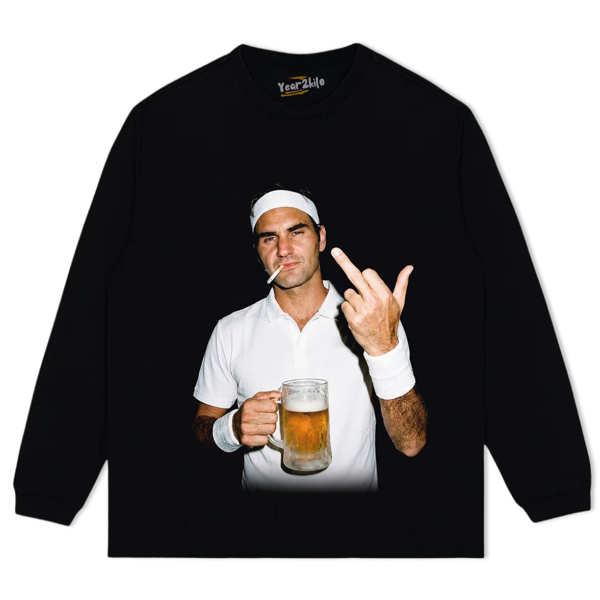 ROGER FEDERER TENNIS LEGEND GRAPHIC V2 TANK TOP & TEE & LONG SLEEVE & LAYERED LS & HOODIE