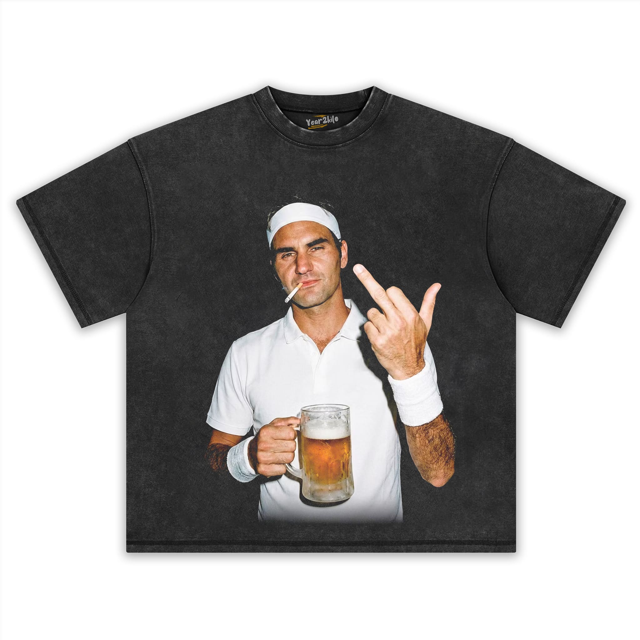 ROGER FEDERER TENNIS LEGEND GRAPHIC V2 TANK TOP & TEE & LONG SLEEVE & LAYERED LS & HOODIE