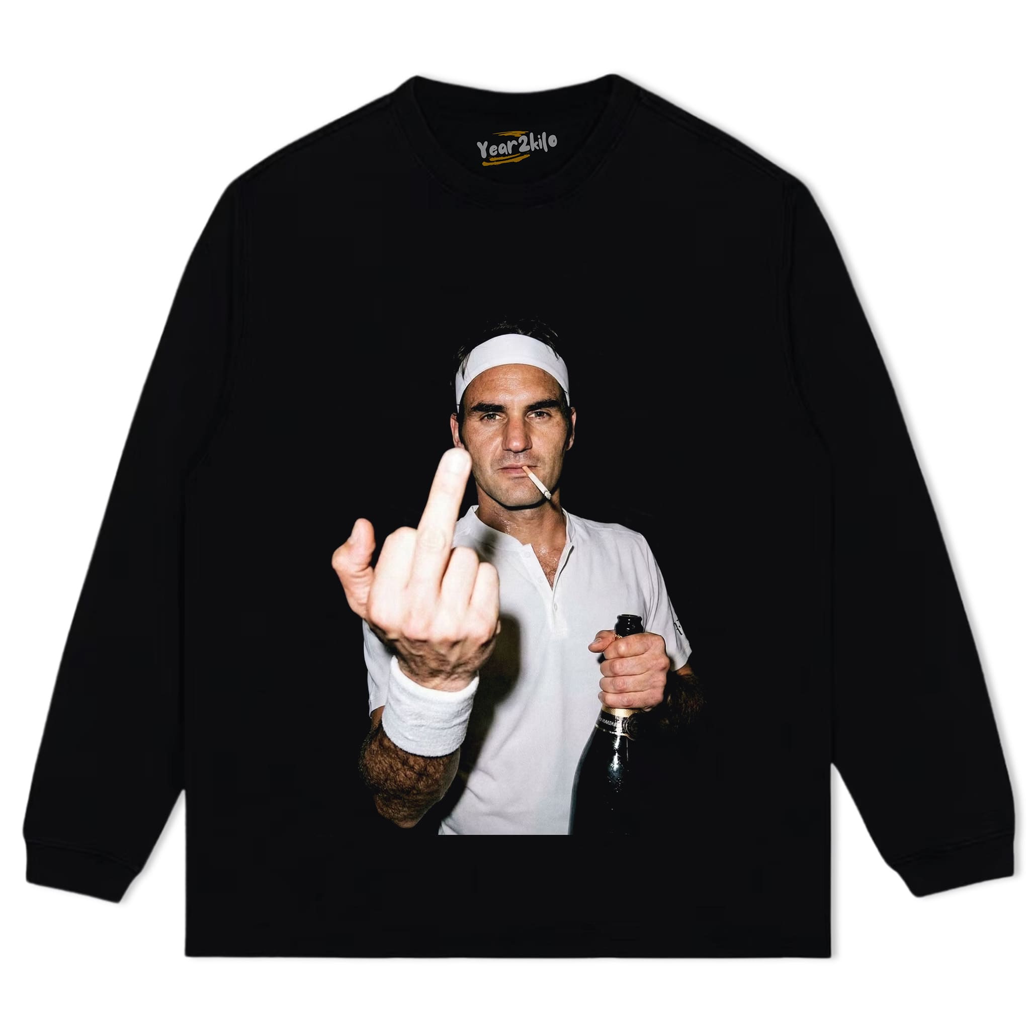 ROGER FEDERER TENNIS LEGEND GRAPHIC V3 TANK TOP & TEE & LONG SLEEVE & LAYERED LS & HOODIE