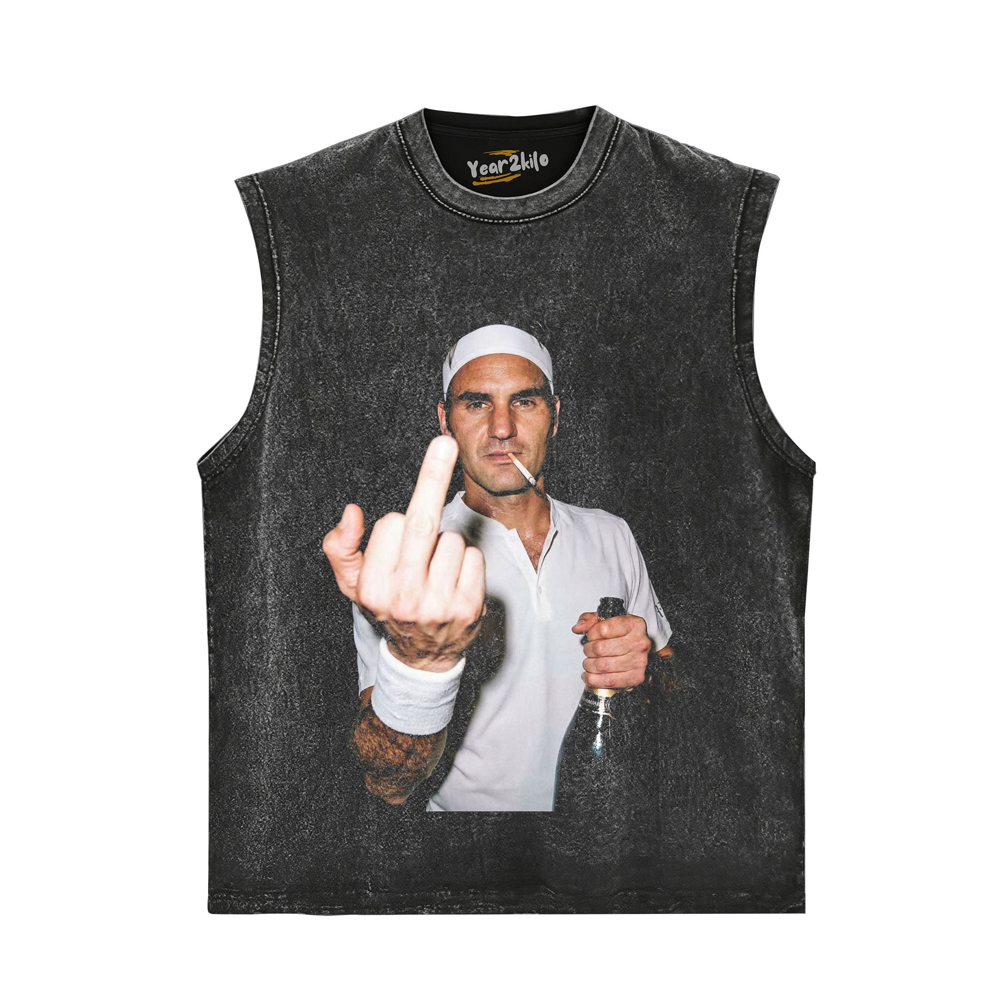 ROGER FEDERER TENNIS LEGEND GRAPHIC V3 TANK TOP & TEE & LONG SLEEVE & LAYERED LS & HOODIE