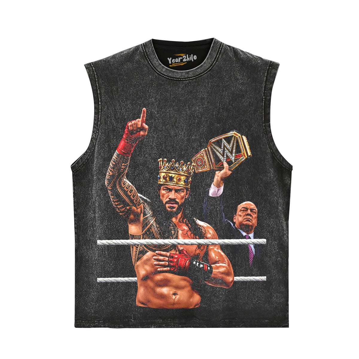 ROMAN REIGNS CHIEF VINTAGEE TANK TOP & TEE & LONG SLEEVE & LAYERED LS & HOODIE