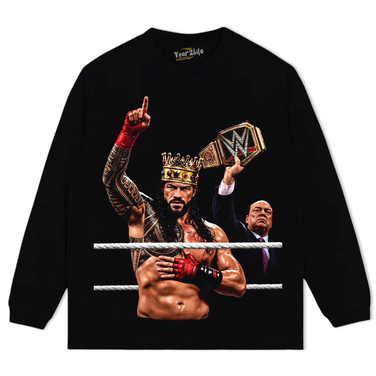 ROMAN REIGNS CHIEF VINTAGEE TANK TOP & TEE & LONG SLEEVE & LAYERED LS & HOODIE