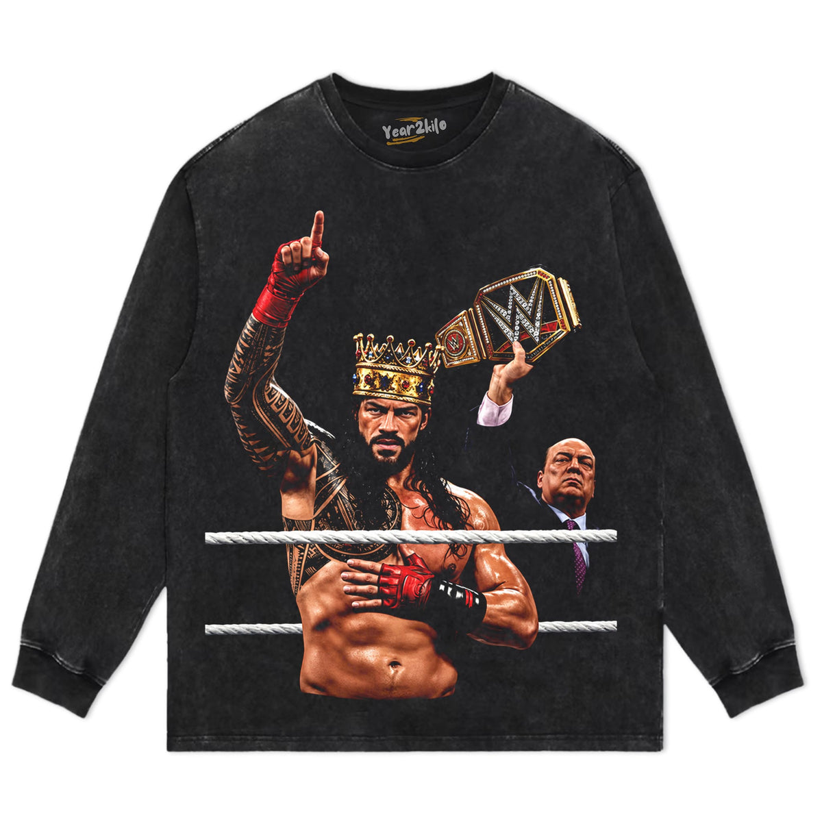 ROMAN REIGNS CHIEF VINTAGEE TANK TOP & TEE & LONG SLEEVE & LAYERED LS & HOODIE