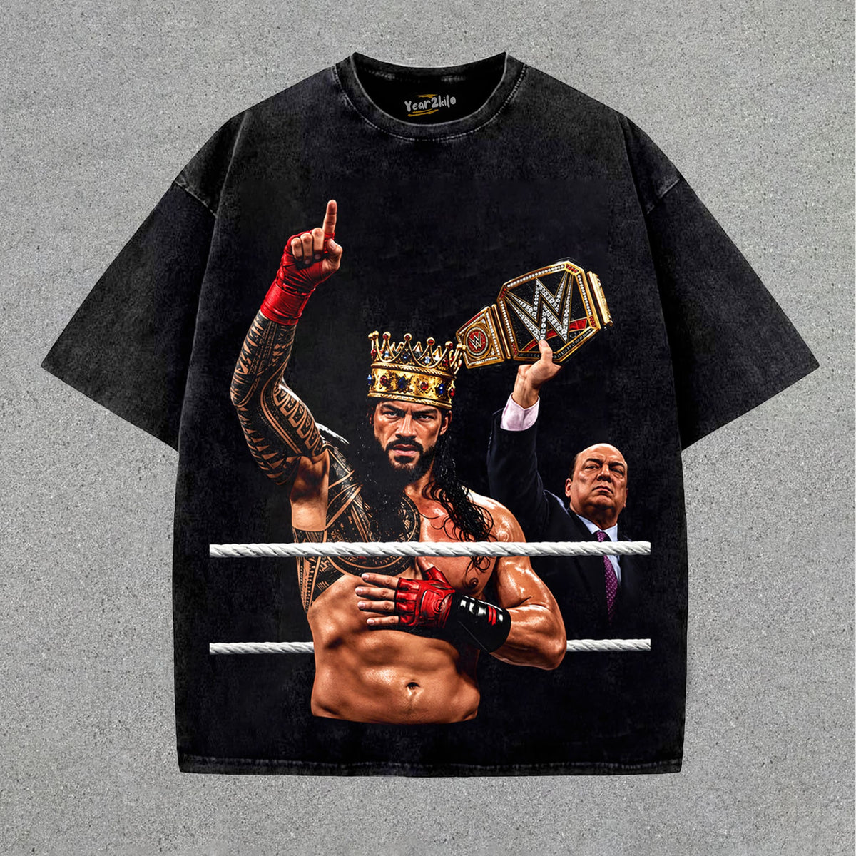 ROMAN REIGNS CHIEF VINTAGEE TANK TOP & TEE & LONG SLEEVE & LAYERED LS & HOODIE