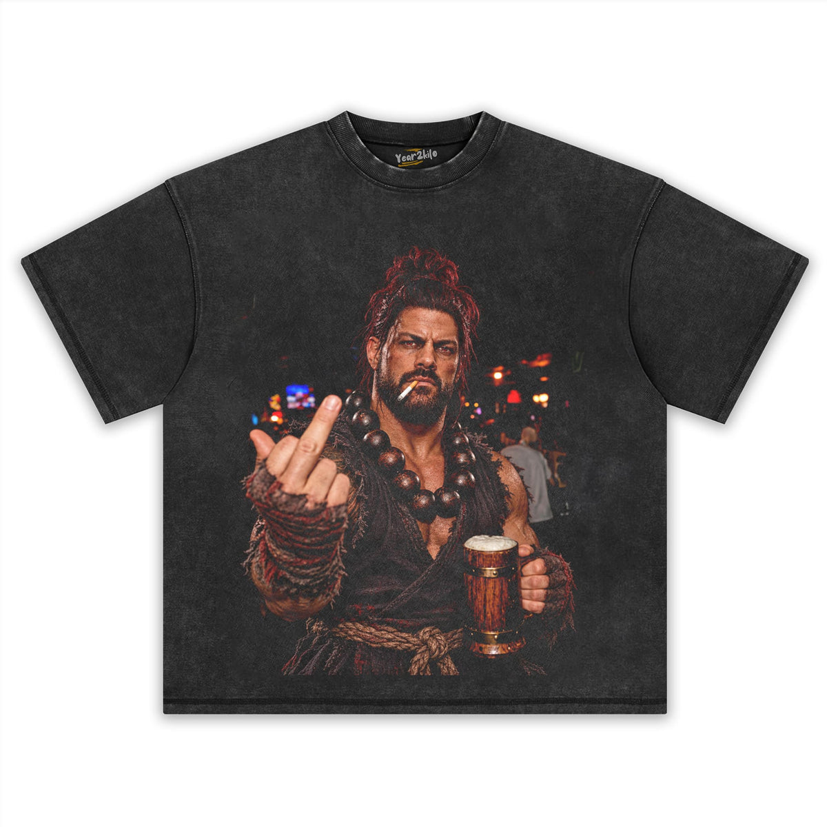 ROMAN REIGNS - STREET FIGHTER TANK TOP & TEE & LONG SLEEVE & LAYERED LS & HOODIE