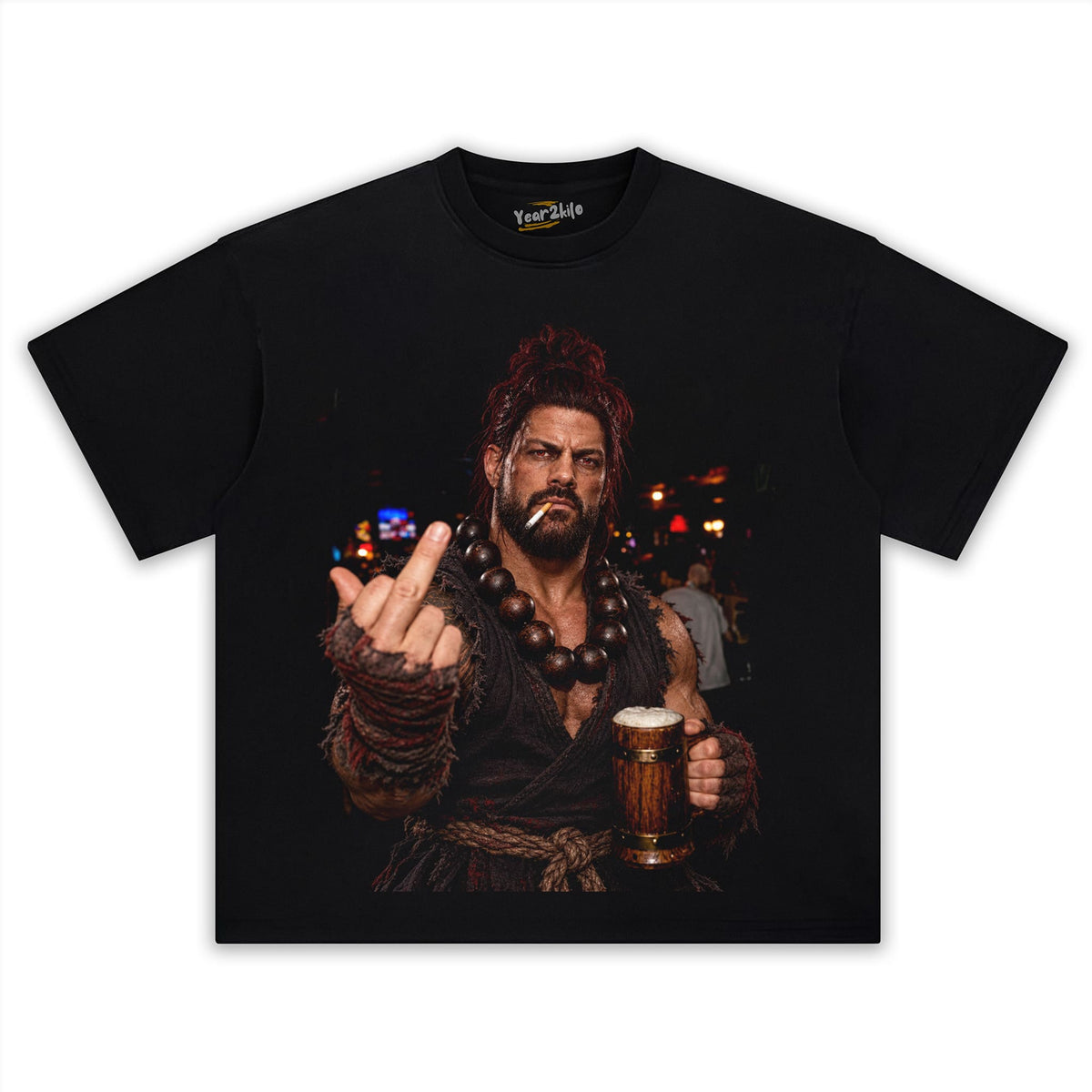 ROMAN REIGNS - STREET FIGHTER TANK TOP & TEE & LONG SLEEVE & LAYERED LS & HOODIE