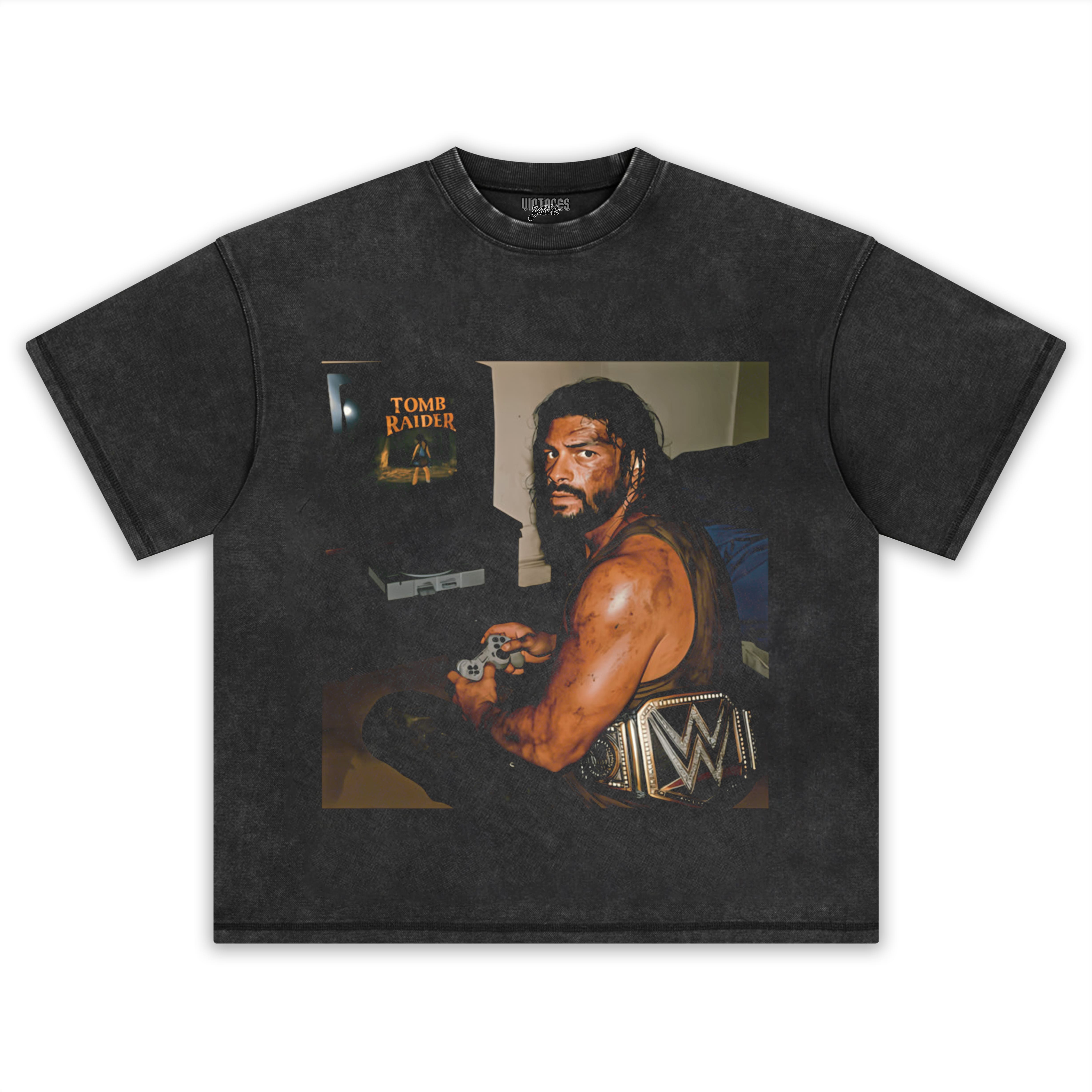 ROMAN REIGNS PLAY VIDEO GAME TEE & LS & HOODIE
