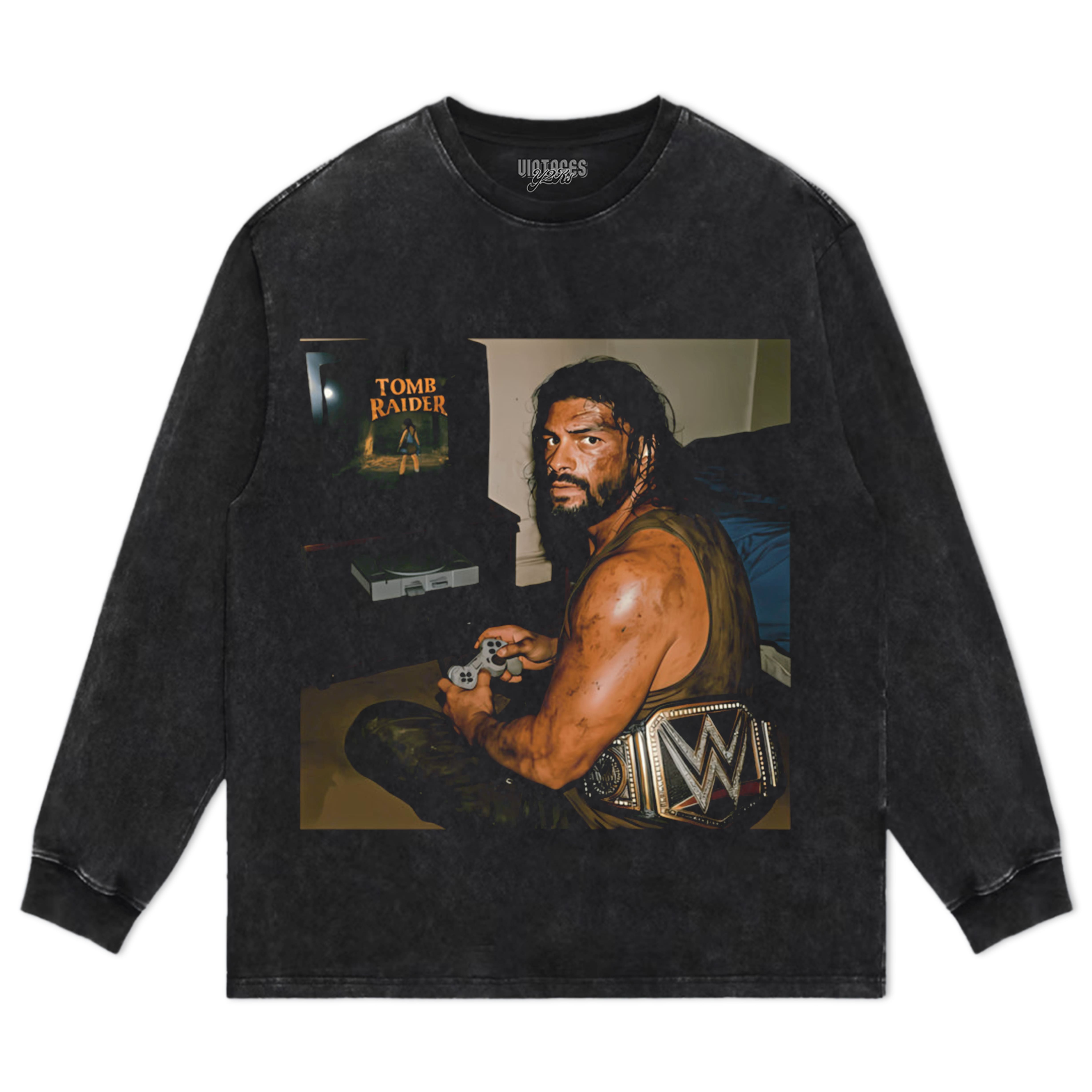 ROMAN REIGNS PLAY VIDEO GAME TEE & LS & HOODIE