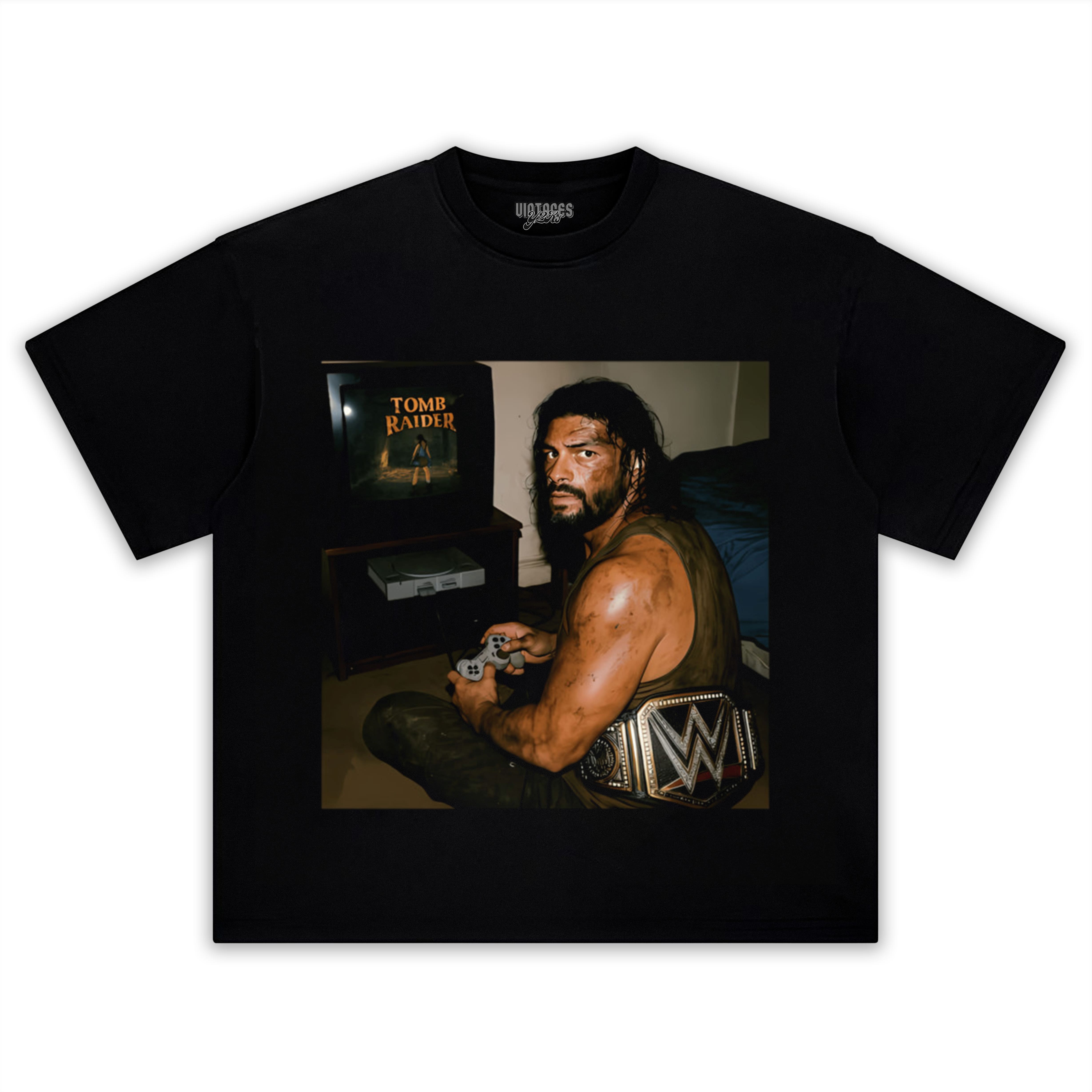 ROMAN REIGNS PLAY VIDEO GAME TEE & LS & HOODIE