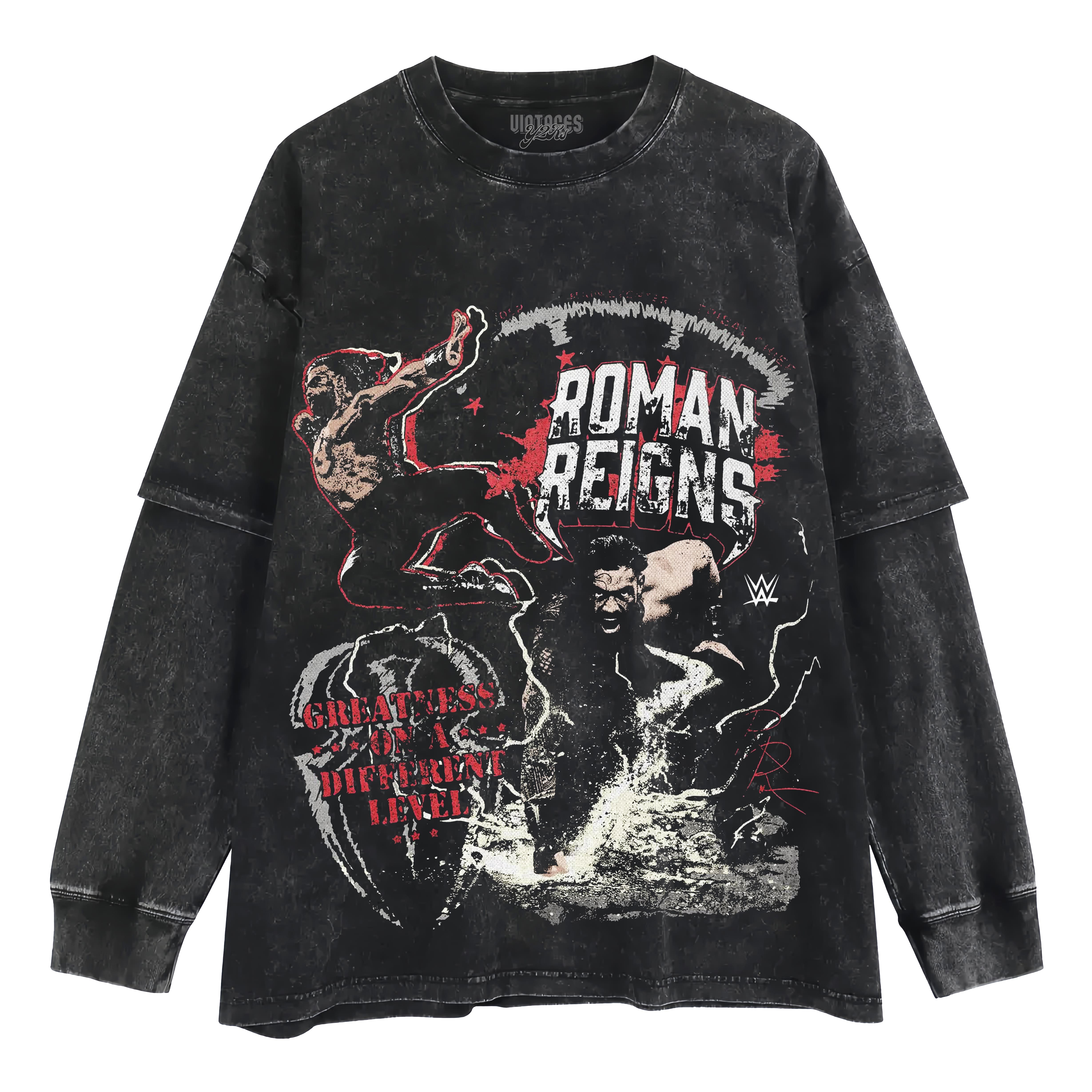 ROMAN REIGNS WRESTLEMANIA XLI LAYERED LONG SLEEVE
