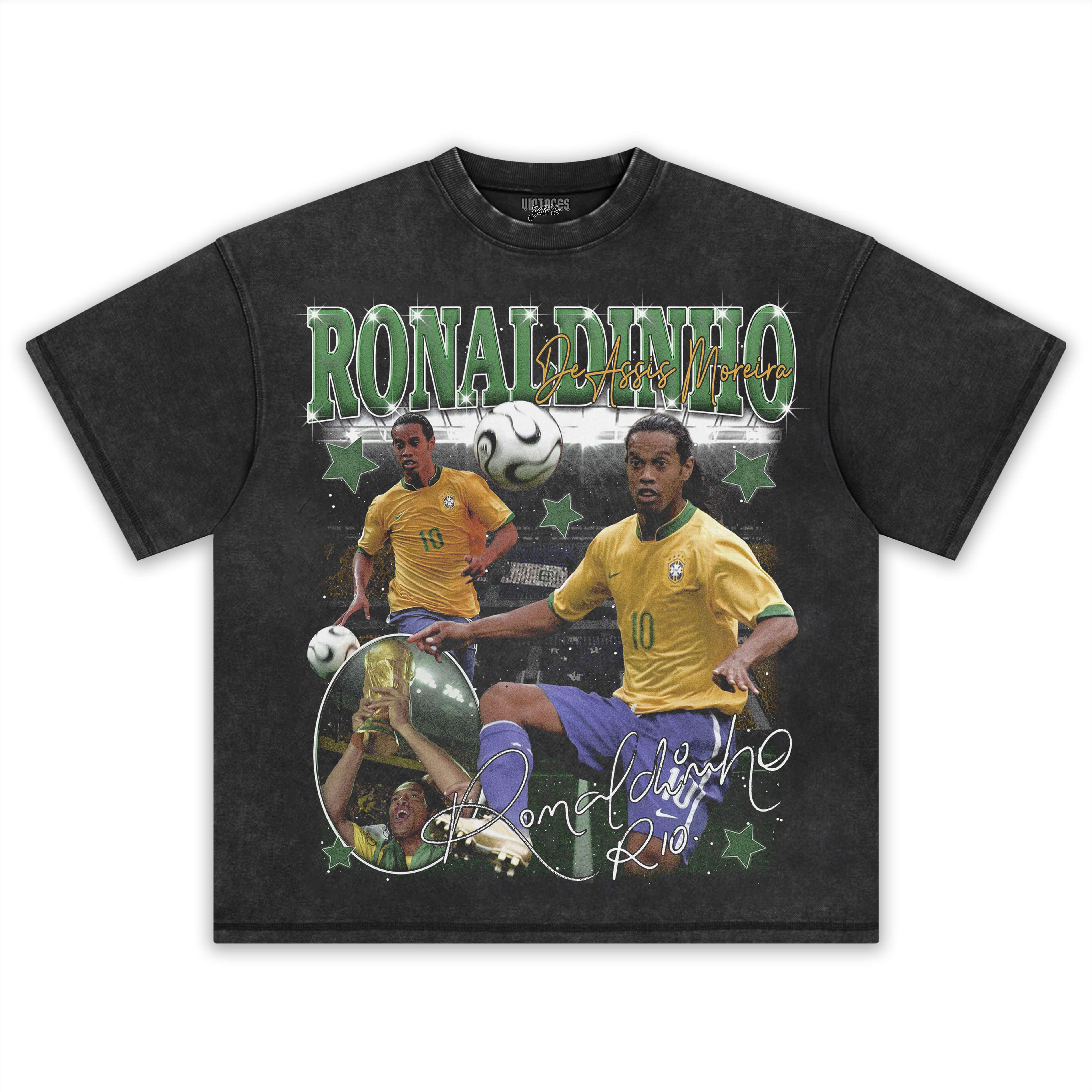RONALDINHO SOCCER TEE & LS & HOODIE