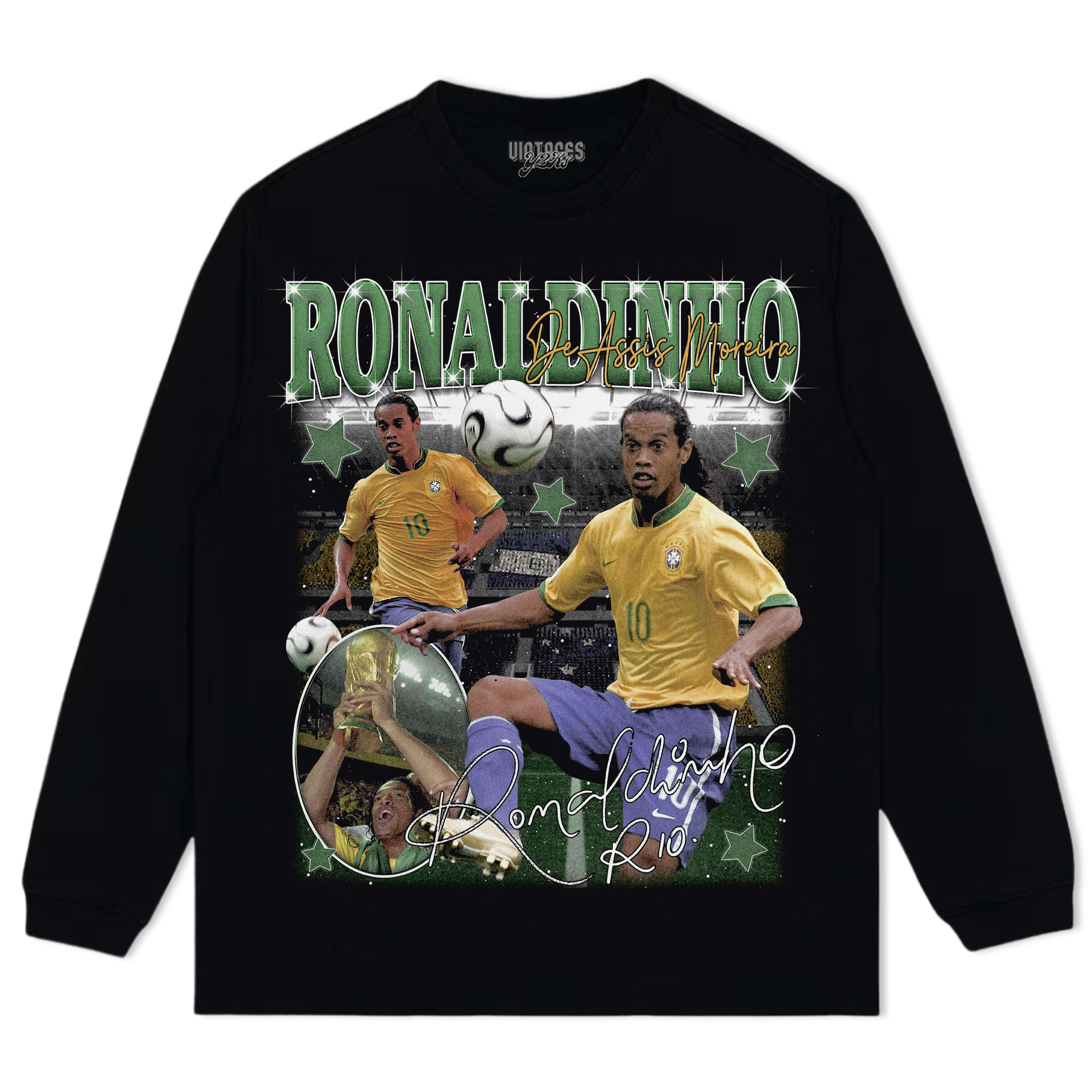 RONALDINHO SOCCER TEE & LS & HOODIE