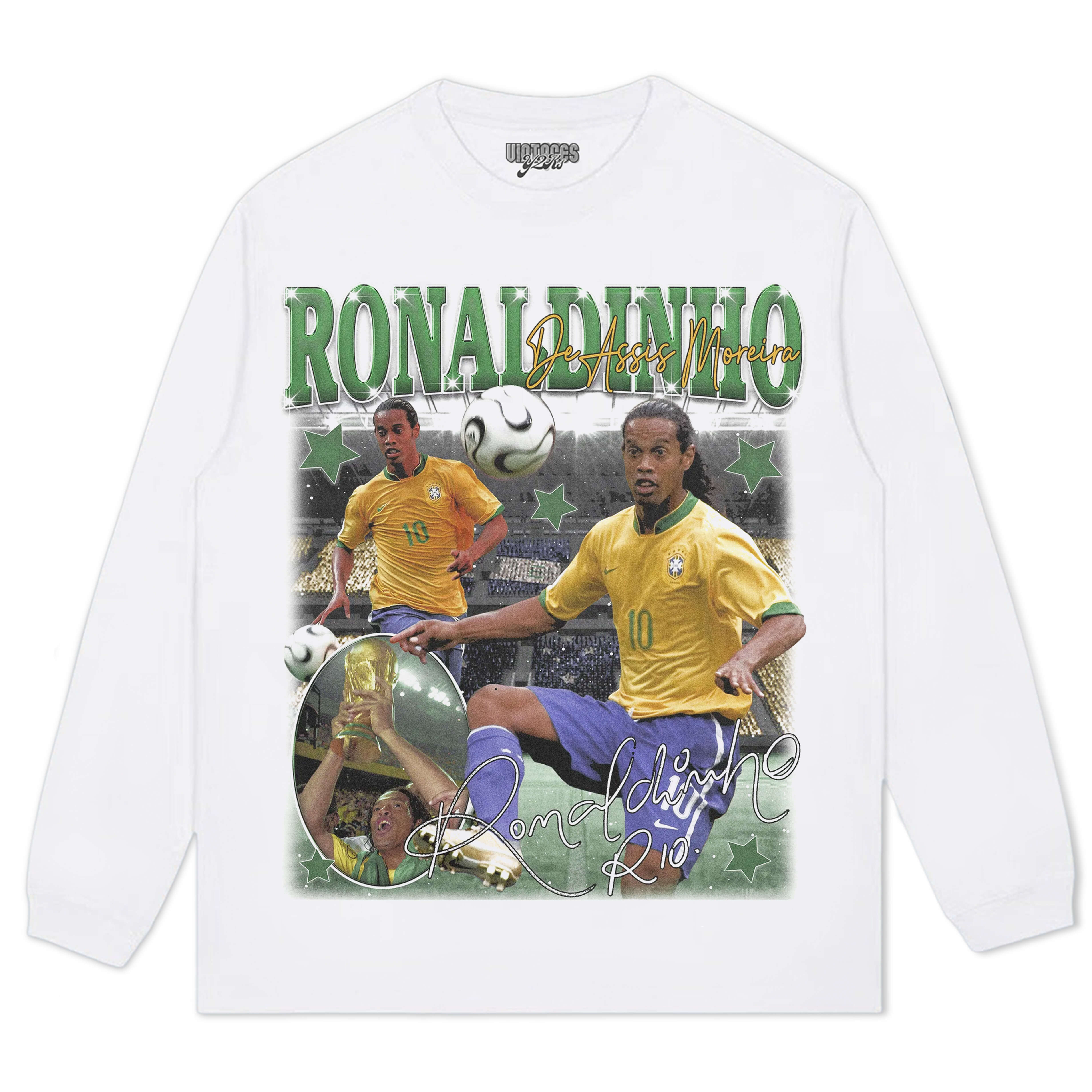 RONALDINHO SOCCER TEE & LS & HOODIE