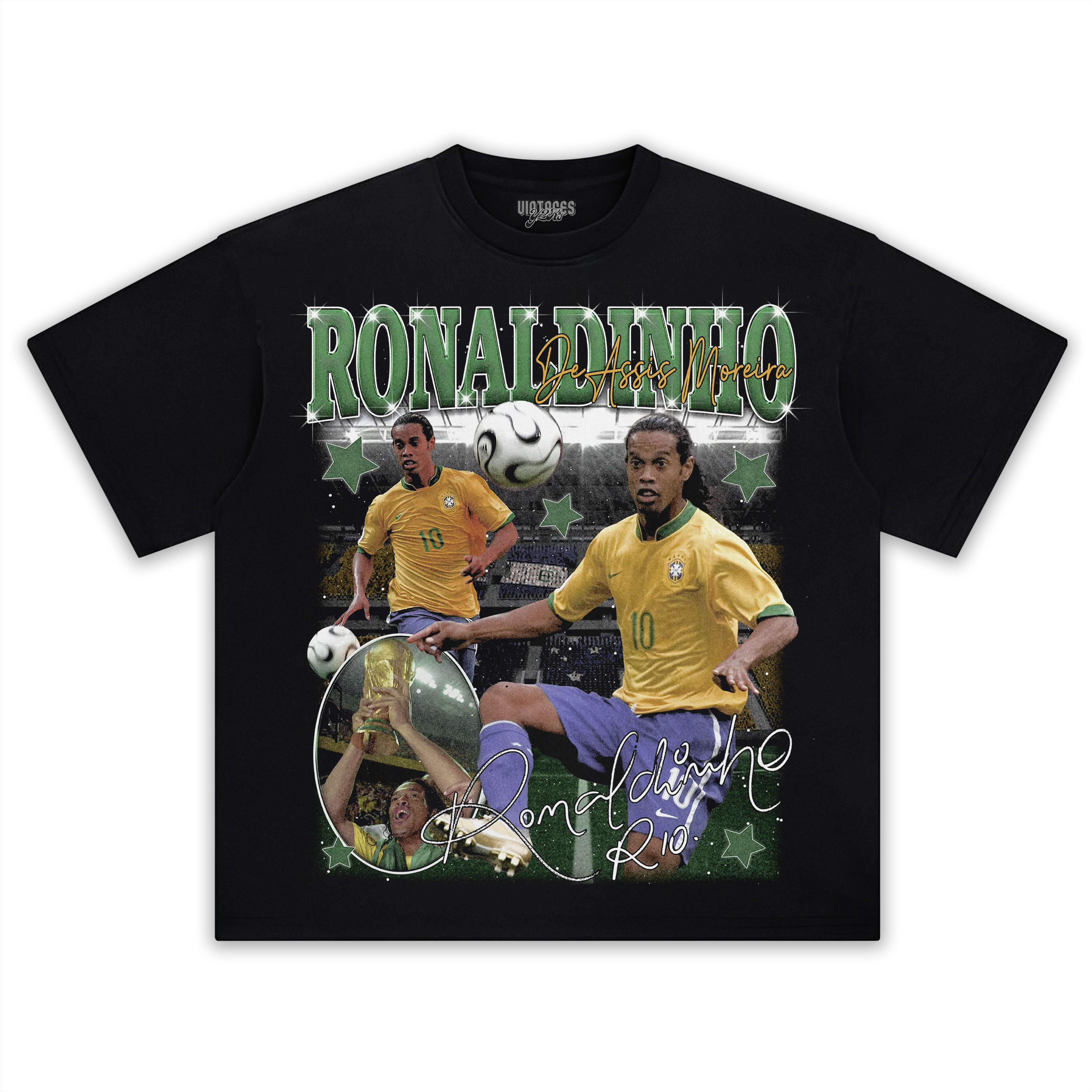 RONALDINHO SOCCER TEE & LS & HOODIE