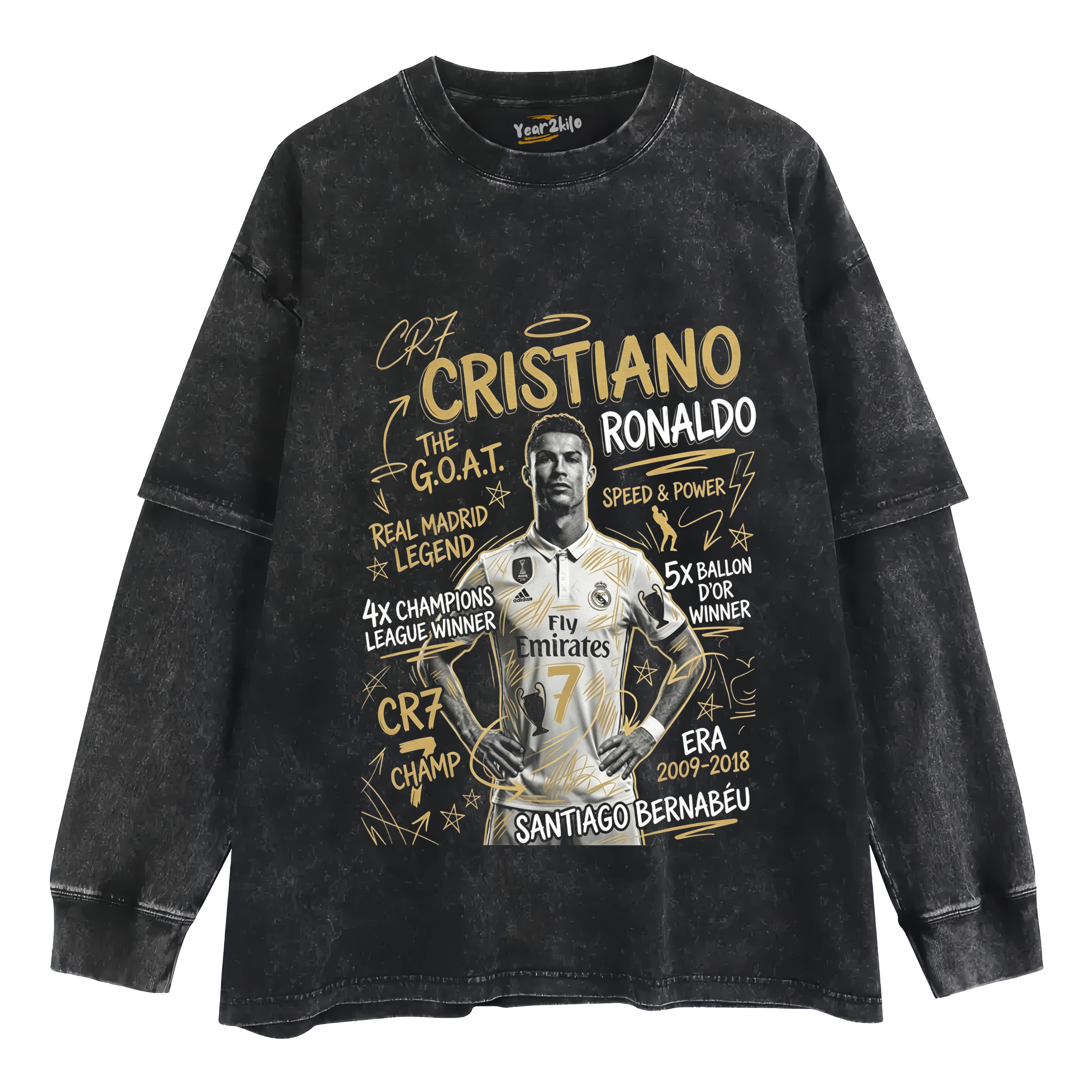 RONALDO CR7 V7 TANK TOP & TEE & LONG SLEEVE & LAYERED LS & HOODIE