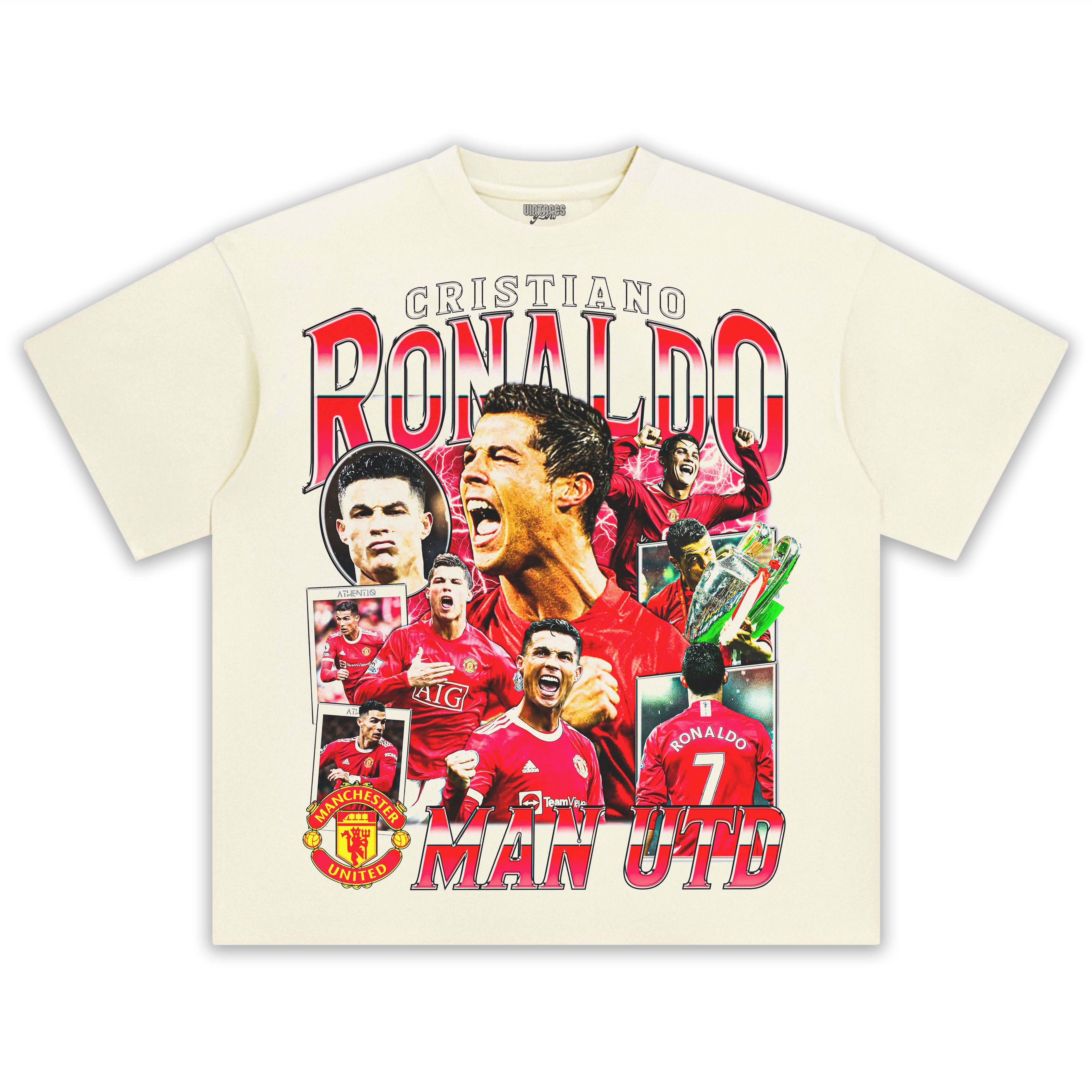 RONALDO MAN UTD TEE & LS & HOODIE