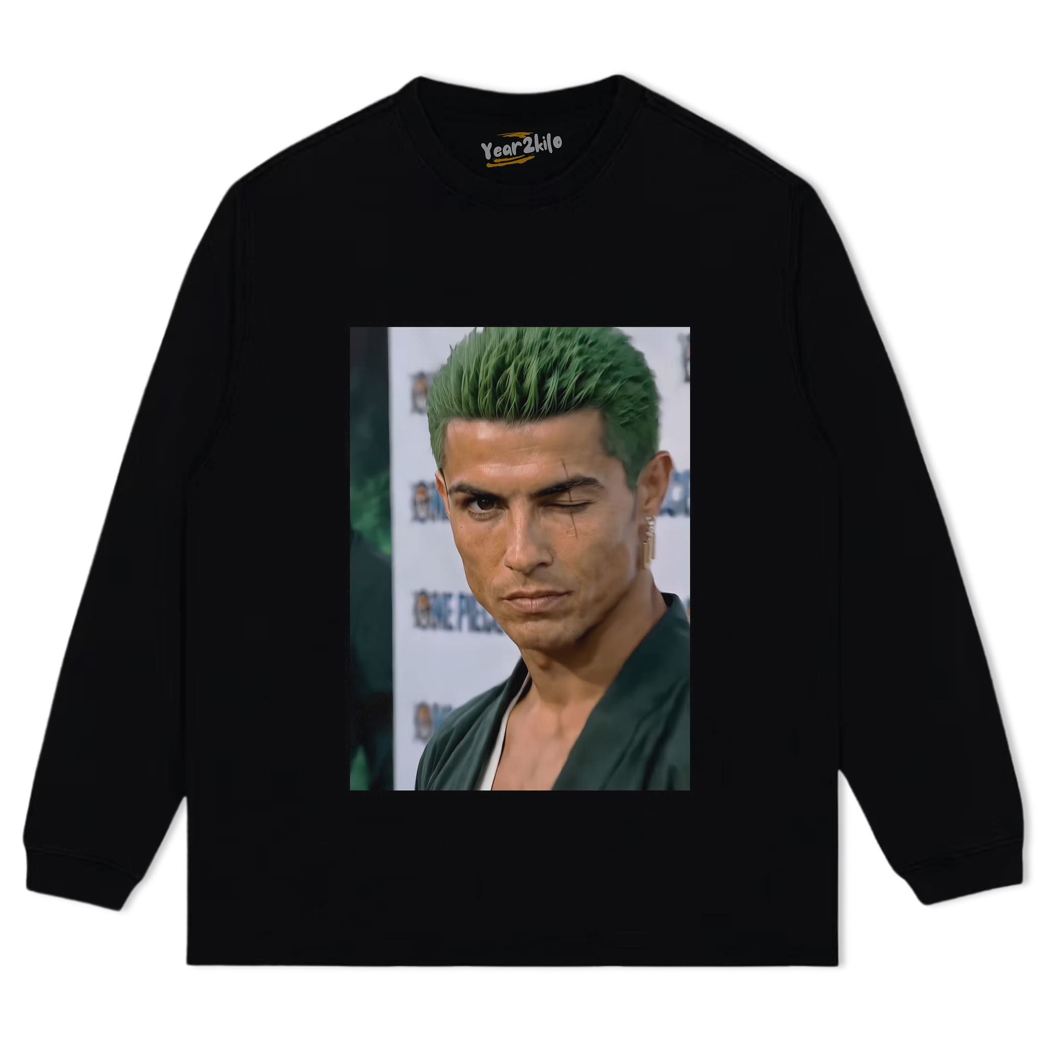 RONALDO × RORONOA ZORO ONE PIECE GRAPHIC TANK TOP & TEE & LONG SLEEVE & LAYERED LS & HOODIE