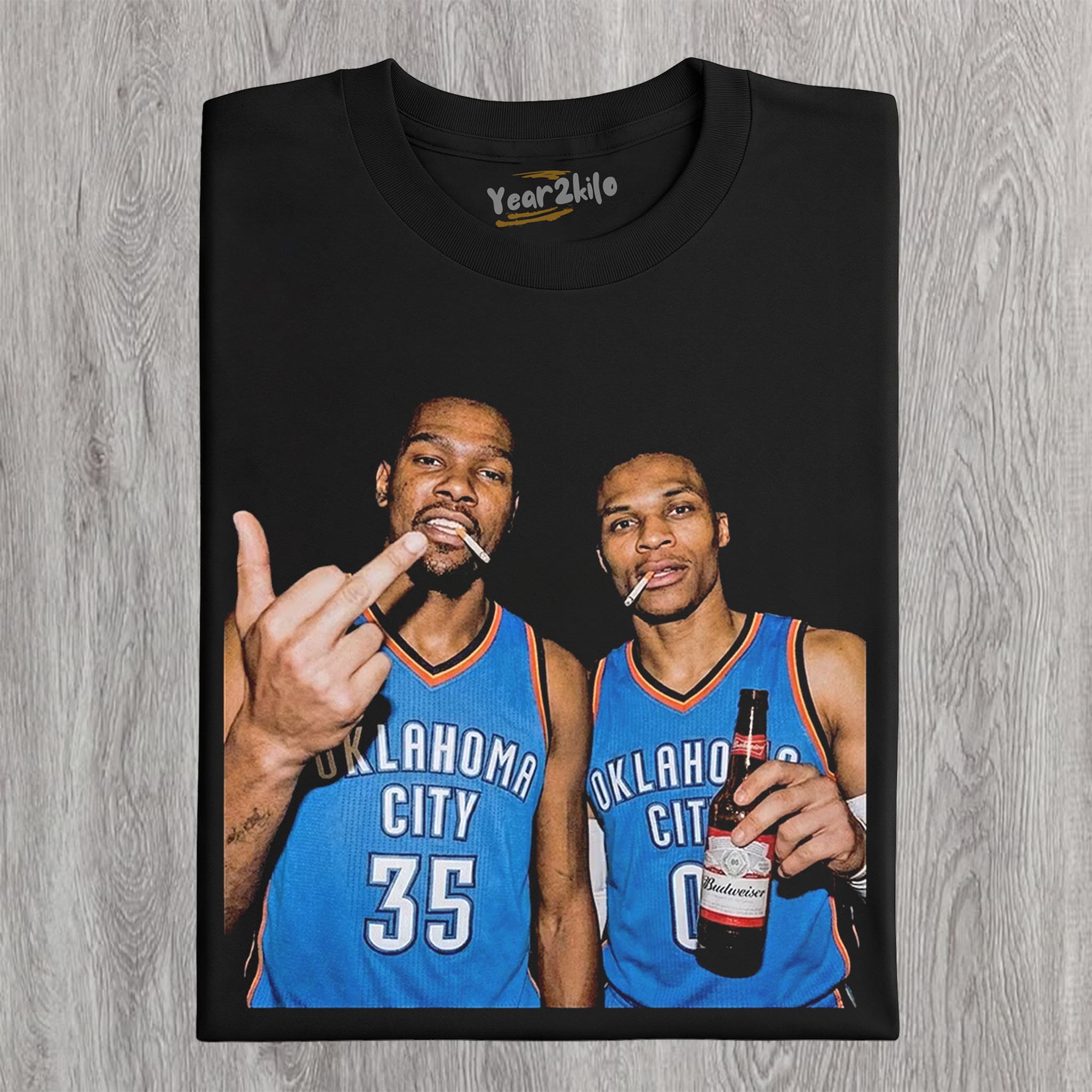 RUSSELL WESTBROOK & KEVIN DURANT V1 TANK TOP & TEE & LONG SLEEVE & LAYERED LS & HOODIE